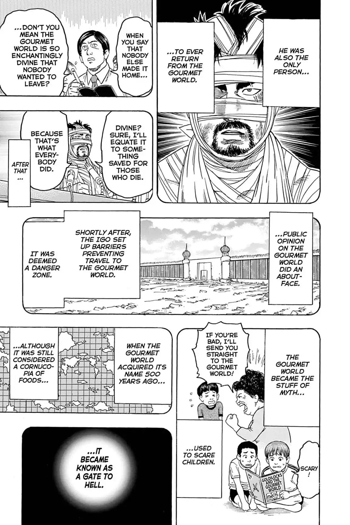 Toriko Chapter 111 page 3 - Chapter 111: Vol.13 Gourmet 111: Deadly Gourmet World!!