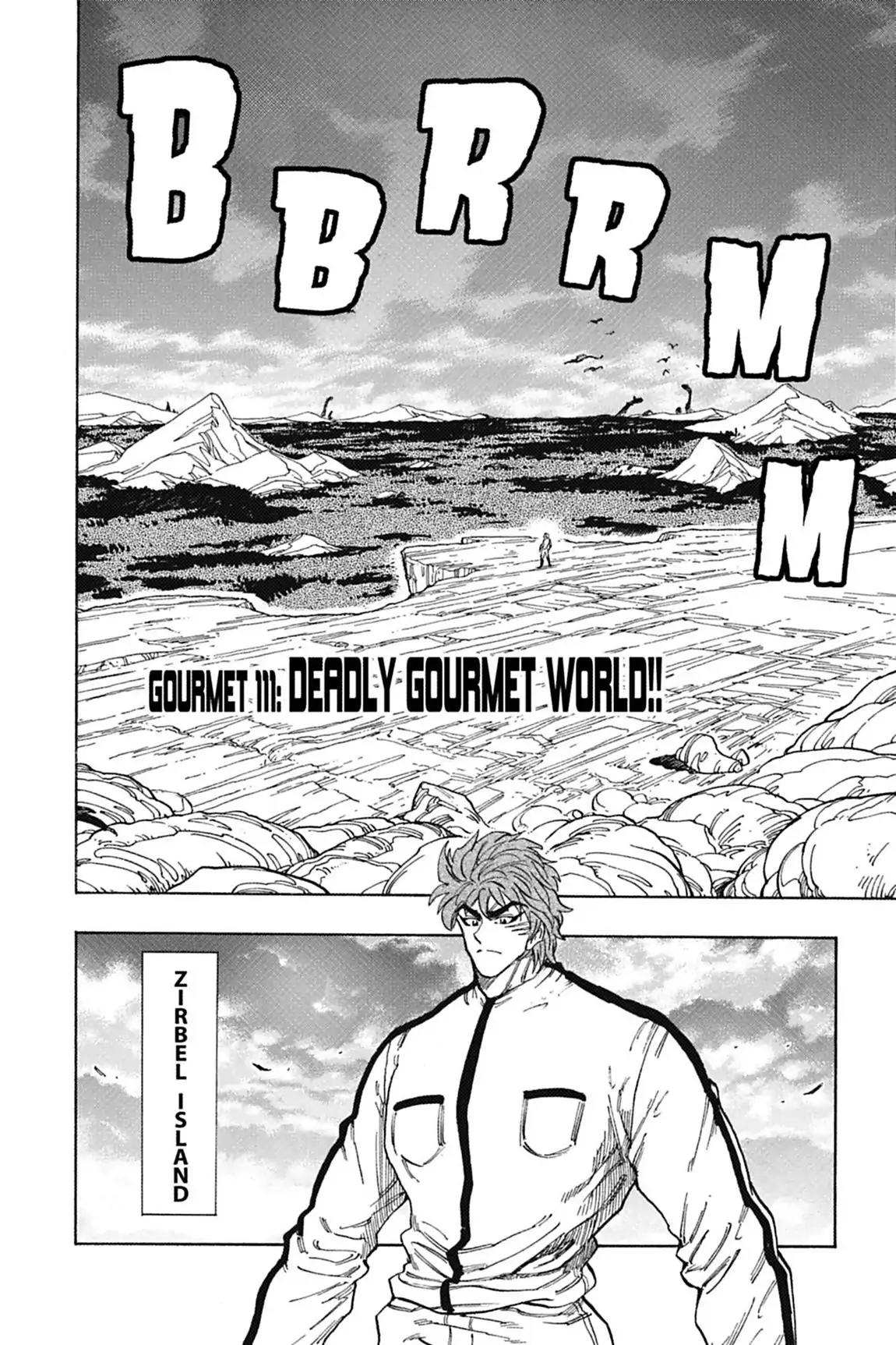 Toriko Chapter 111 page 4 - Chapter 111: Vol.13 Gourmet 111: Deadly Gourmet World!!