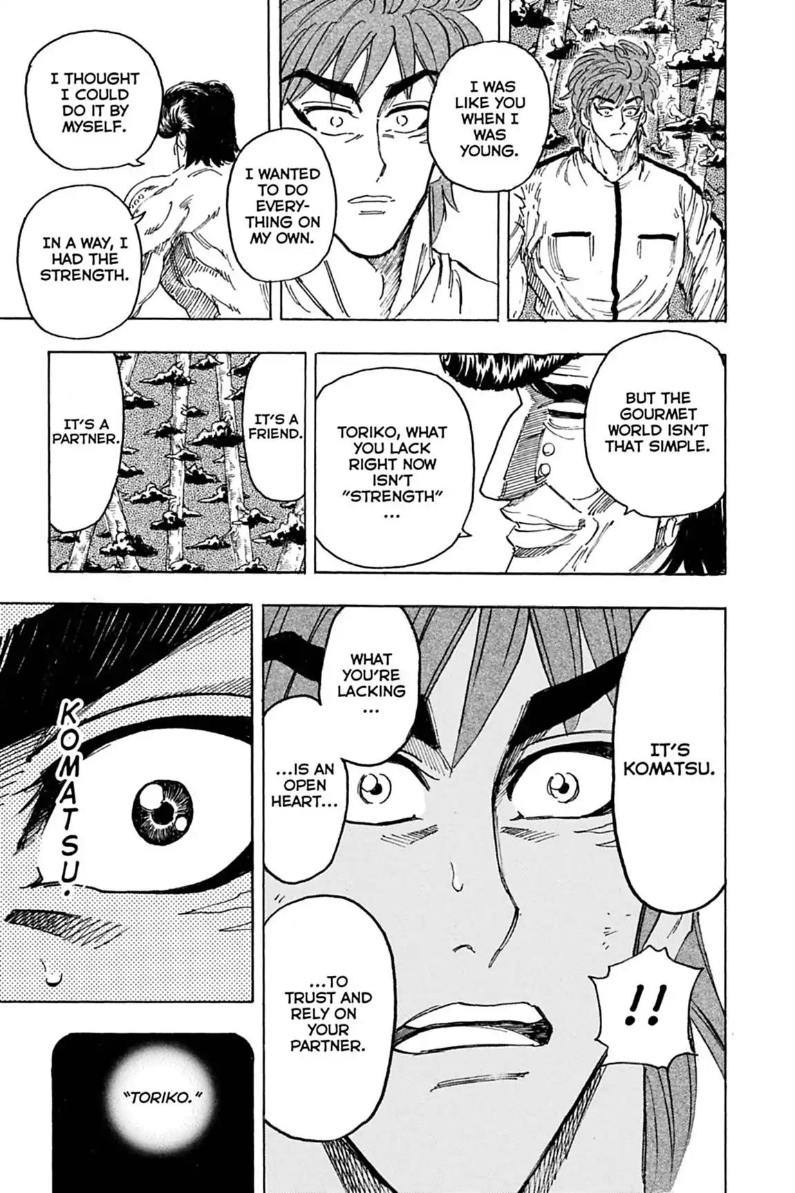Toriko Chapter 113 page 18 - Chapter 113: Vol.13 Gourmet 113: What's Lacking!!