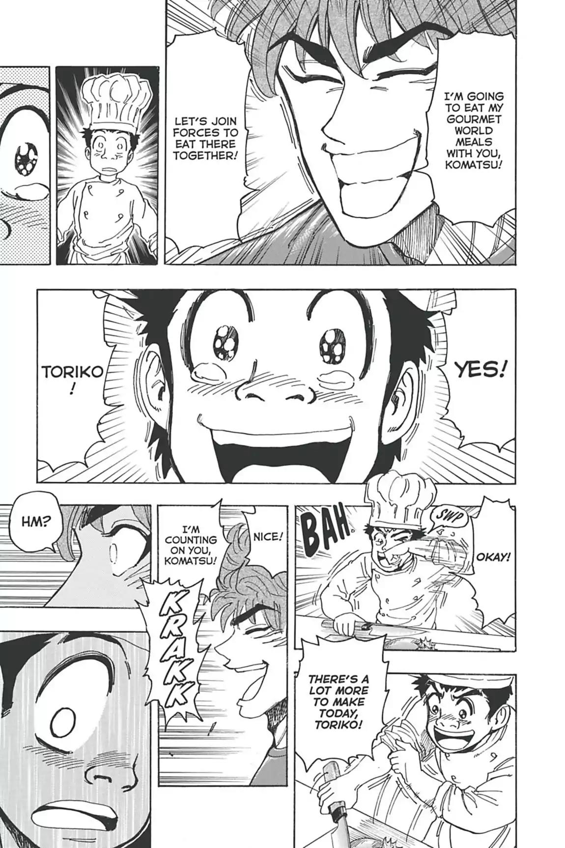 Toriko Chapter 114 page 13 - Chapter 114: Vol.13 Gourmet 114: Komatsu's Knife!!