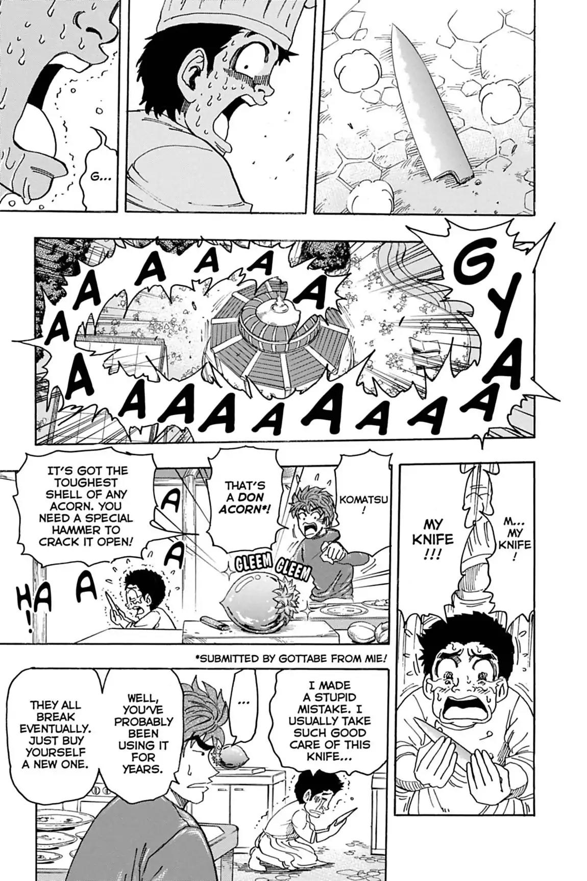 Toriko Chapter 114 page 15 - Chapter 114: Vol.13 Gourmet 114: Komatsu's Knife!!
