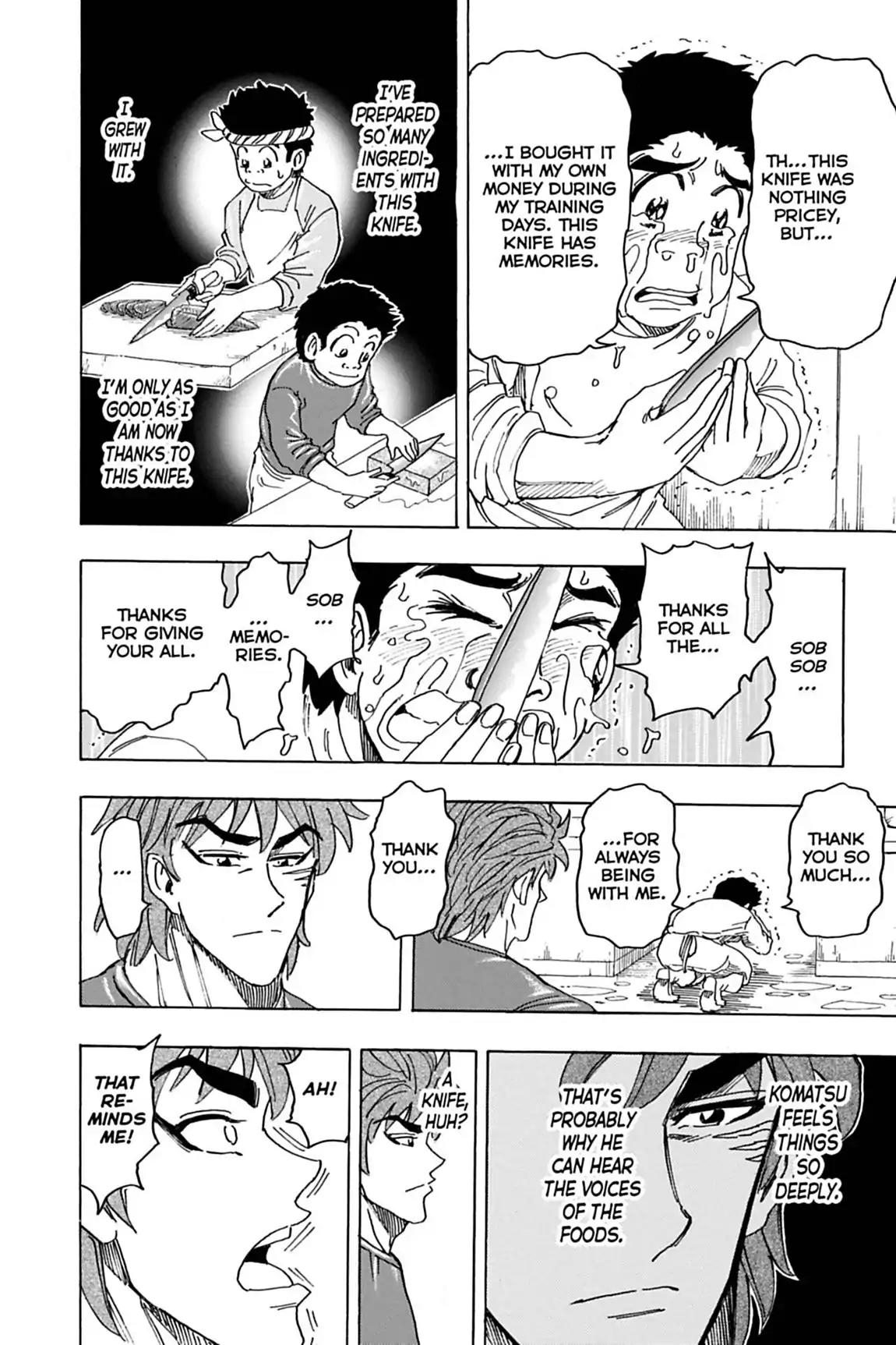 Toriko Chapter 114 page 16 - Chapter 114: Vol.13 Gourmet 114: Komatsu's Knife!!