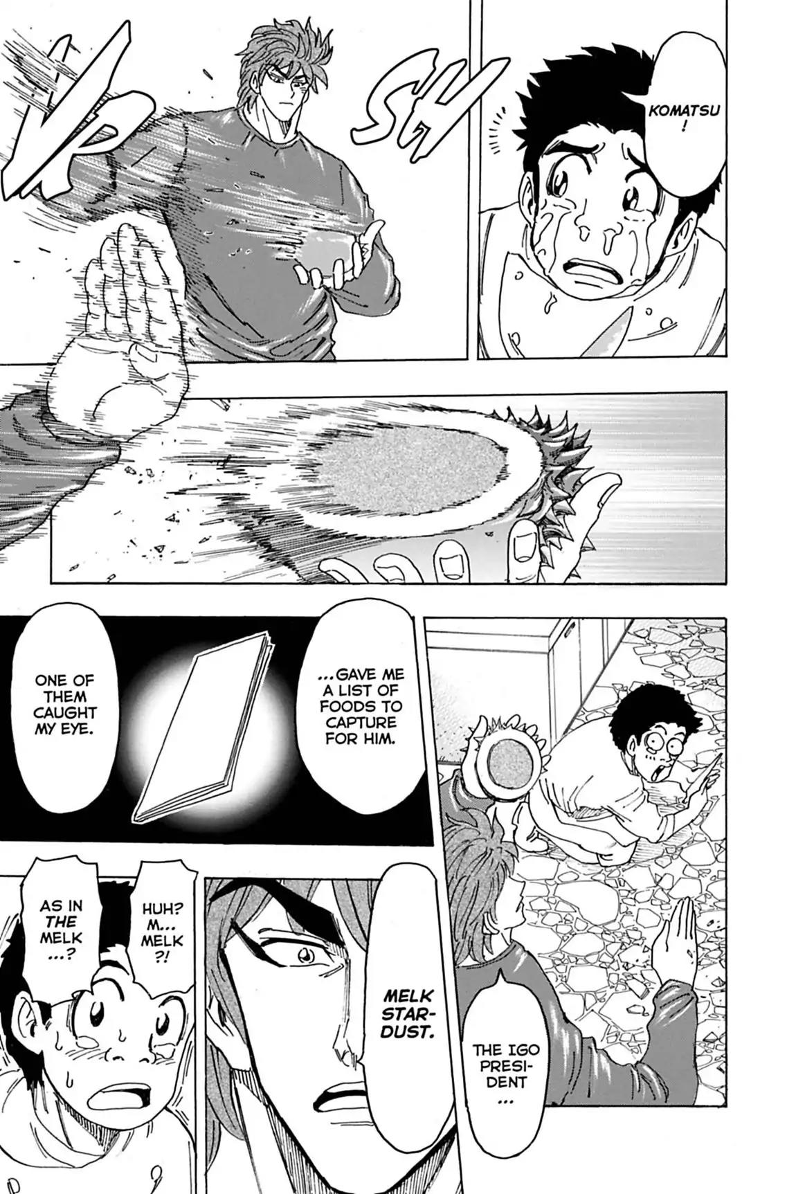 Toriko Chapter 114 page 17 - Chapter 114: Vol.13 Gourmet 114: Komatsu's Knife!!