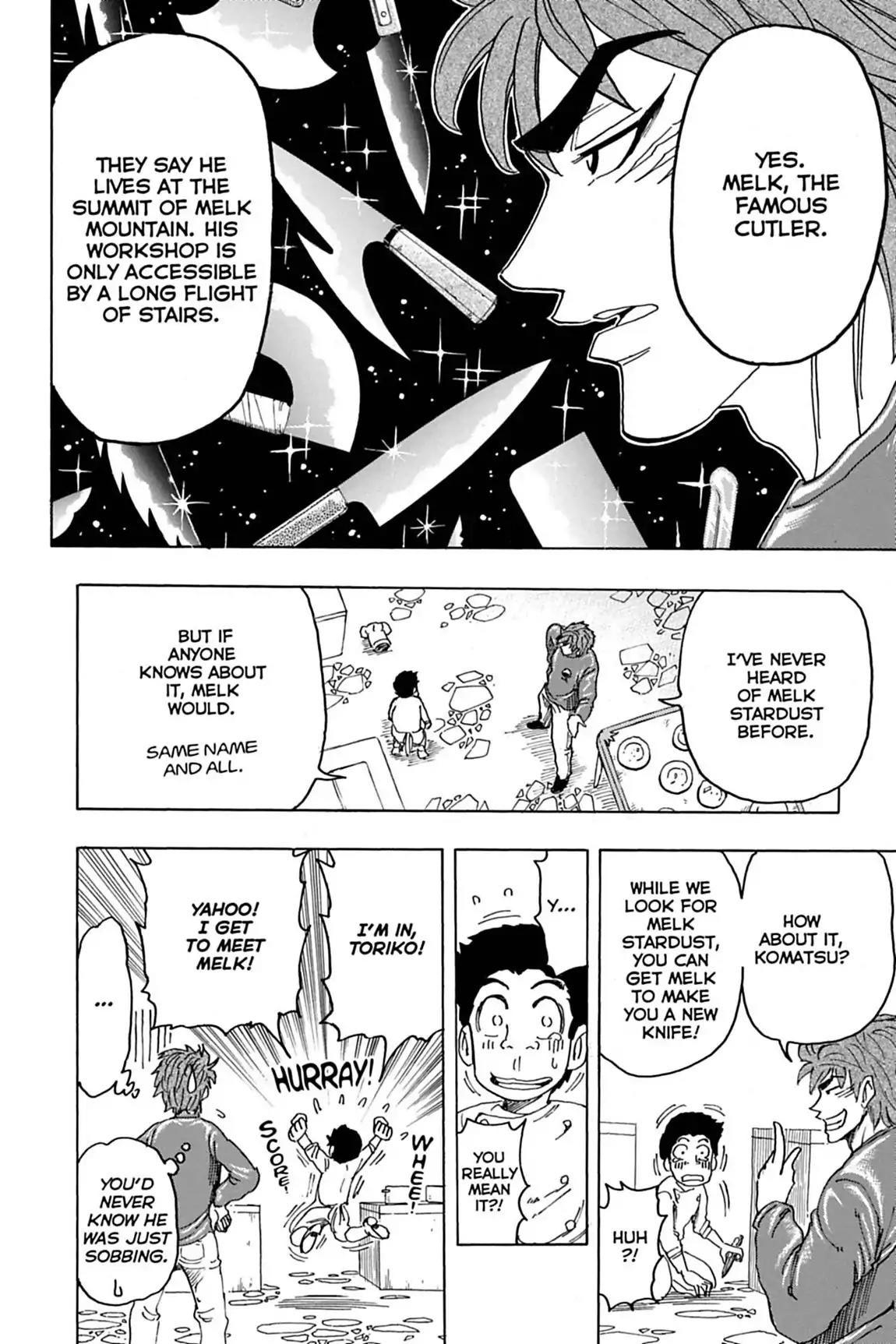 Toriko Chapter 114 page 18 - Chapter 114: Vol.13 Gourmet 114: Komatsu's Knife!!
