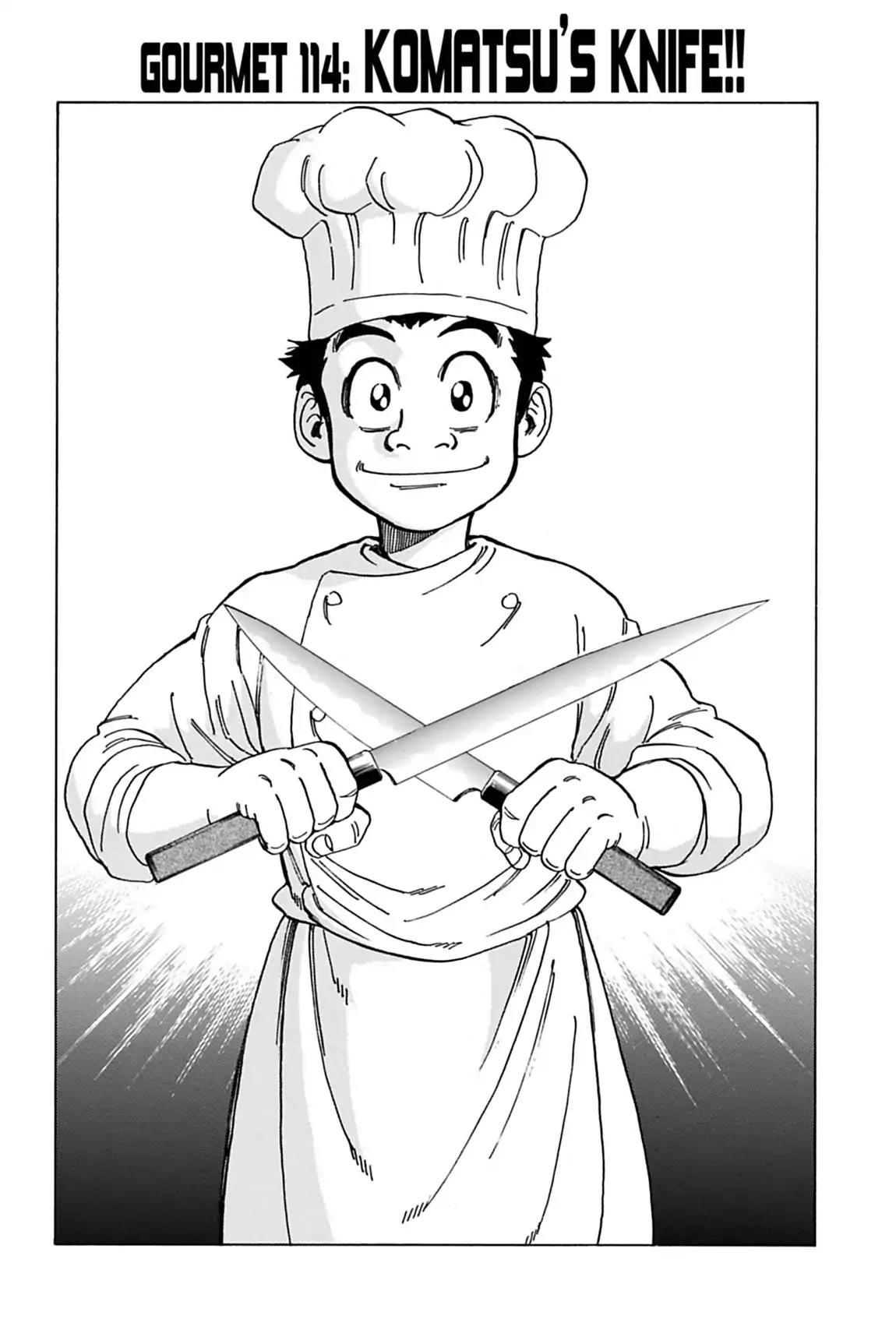 Toriko Chapter 114 page 3 - Chapter 114: Vol.13 Gourmet 114: Komatsu's Knife!!