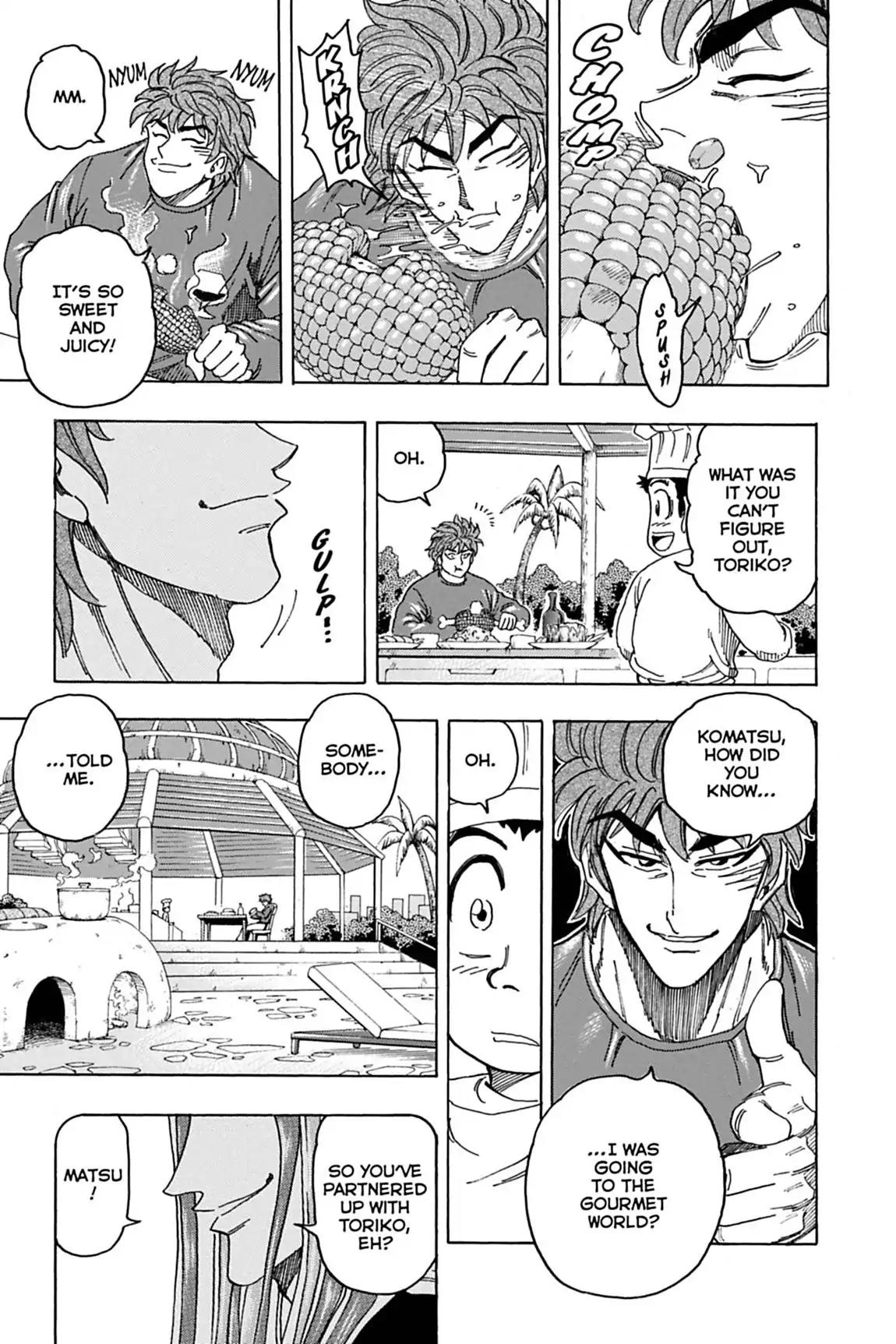 Toriko Chapter 114 page 5 - Chapter 114: Vol.13 Gourmet 114: Komatsu's Knife!!