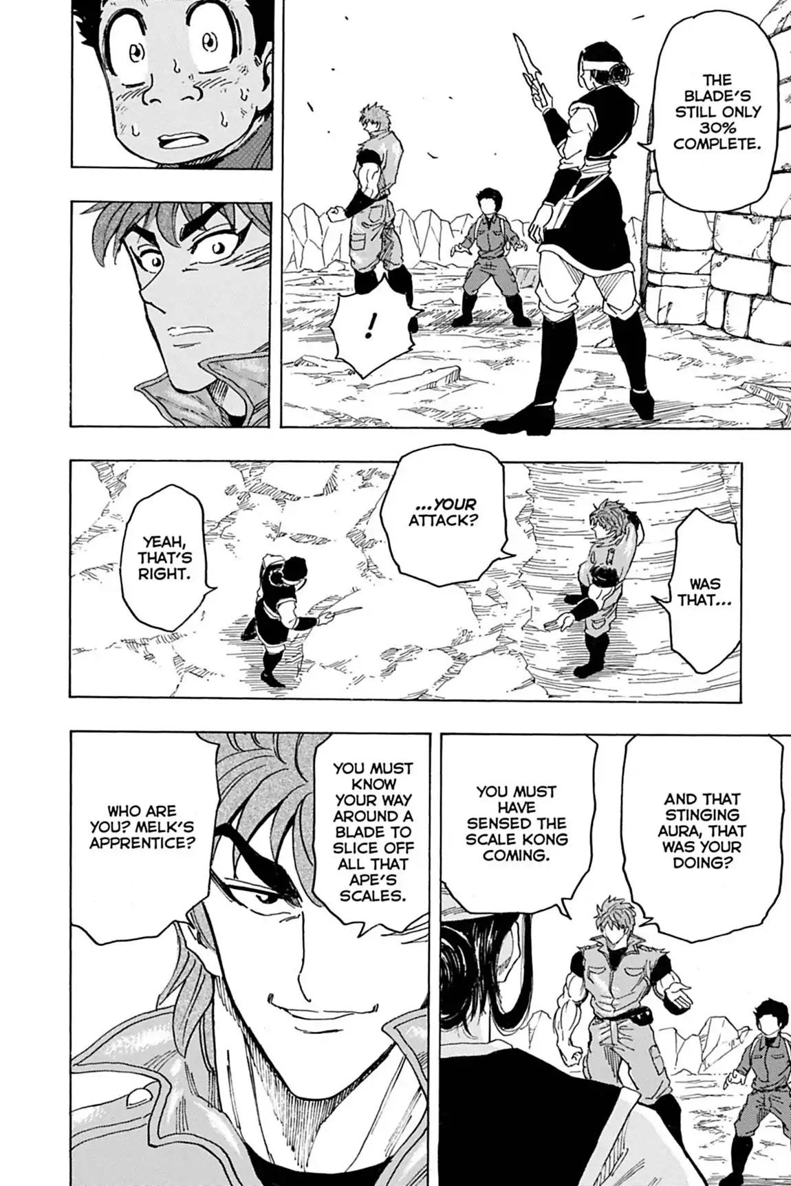 Toriko Chapter 115 page 17 - Chapter 115: Vol.13 Gourmet 115: Scaling Melk Mountain!!