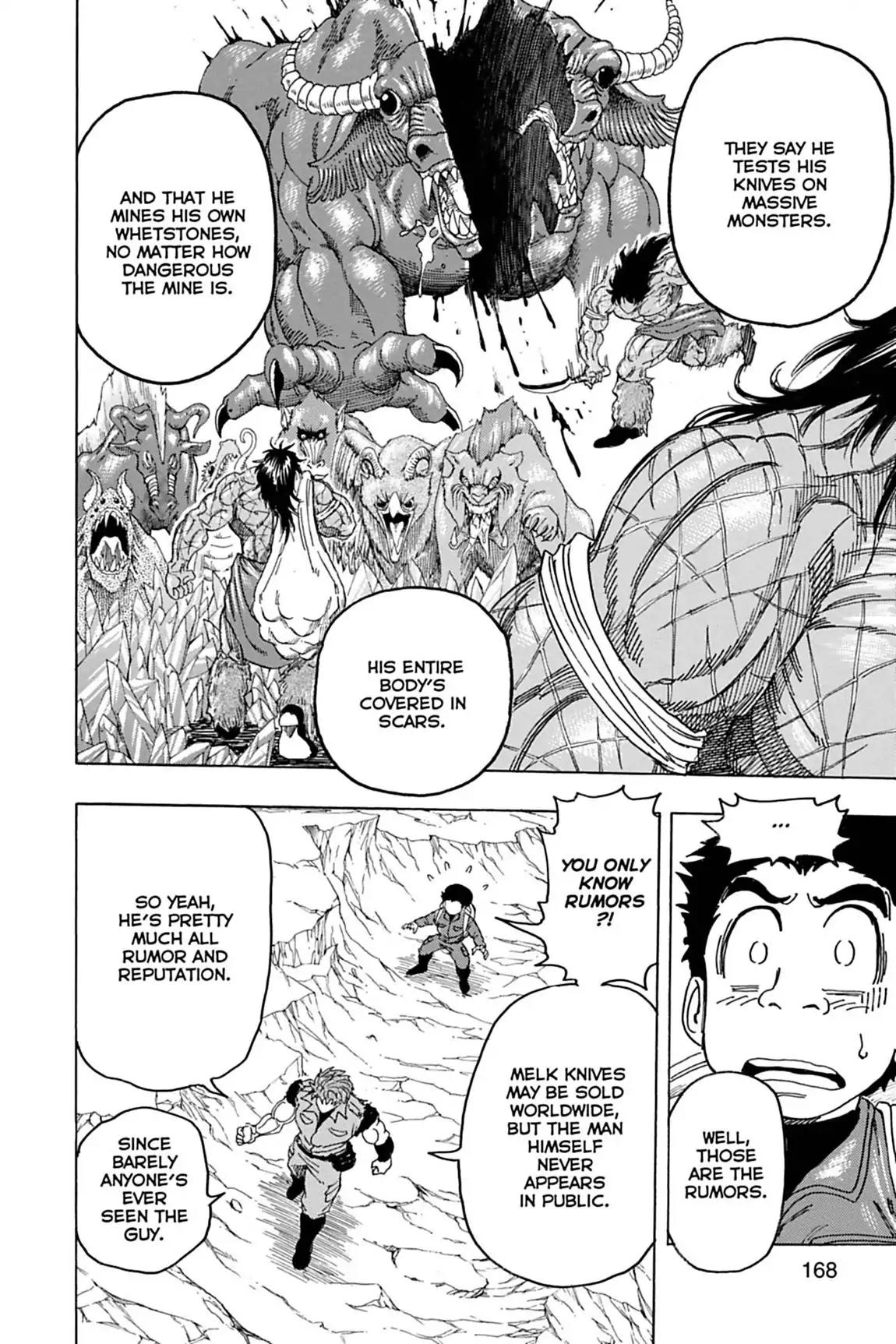 Toriko Chapter 115 page 2 - Chapter 115: Vol.13 Gourmet 115: Scaling Melk Mountain!!