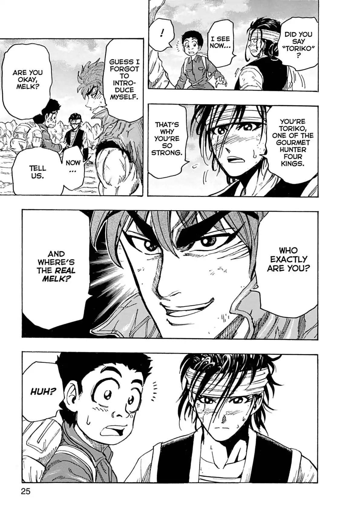 Toriko Chapter 116 page 25 - Chapter 116: Vol.14 Gourmet 116: Unforgivable!!