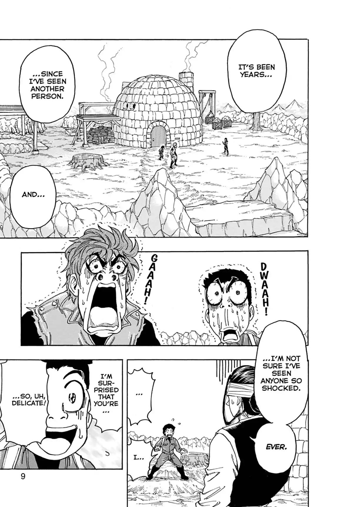 Toriko Chapter 116 page 9 - Chapter 116: Vol.14 Gourmet 116: Unforgivable!!