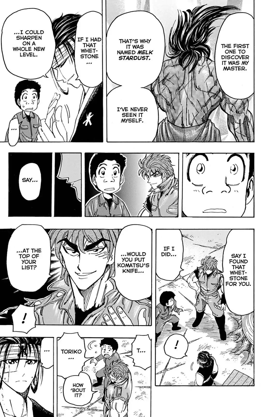 Toriko Chapter 117 page 13 - Chapter 117: Vol.14 Gourmet 117: Stardust Secret!!