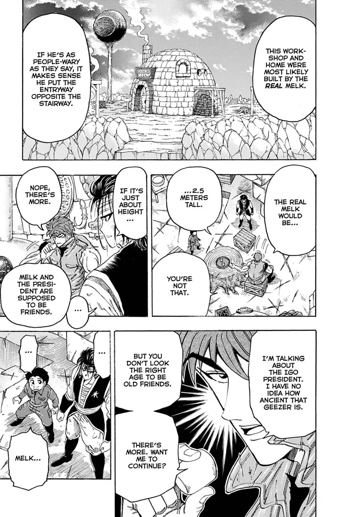 Toriko Chapter 117 page 5 - Chapter 117: Vol.14 Gourmet 117: Stardust Secret!!