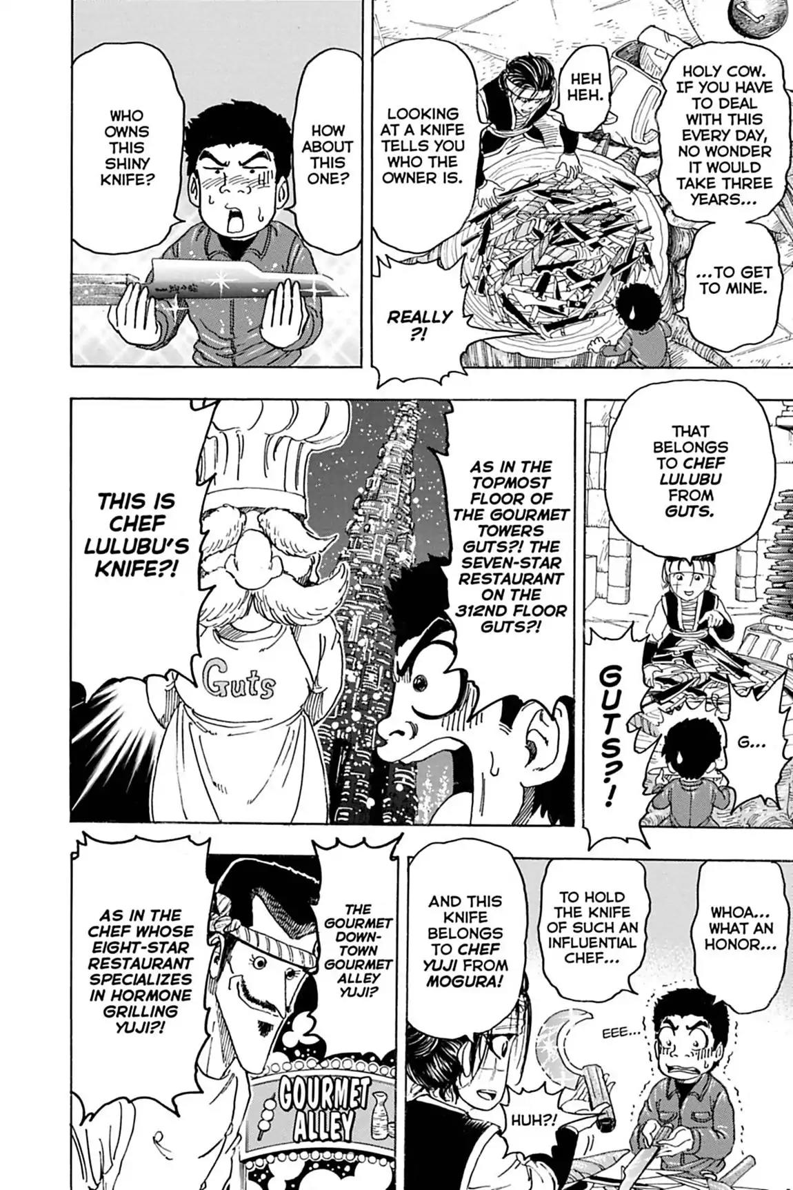 Toriko Chapter 118 page 10 - Chapter 118: Vol.14 Gourmet 118: Melk's Sharpening!!