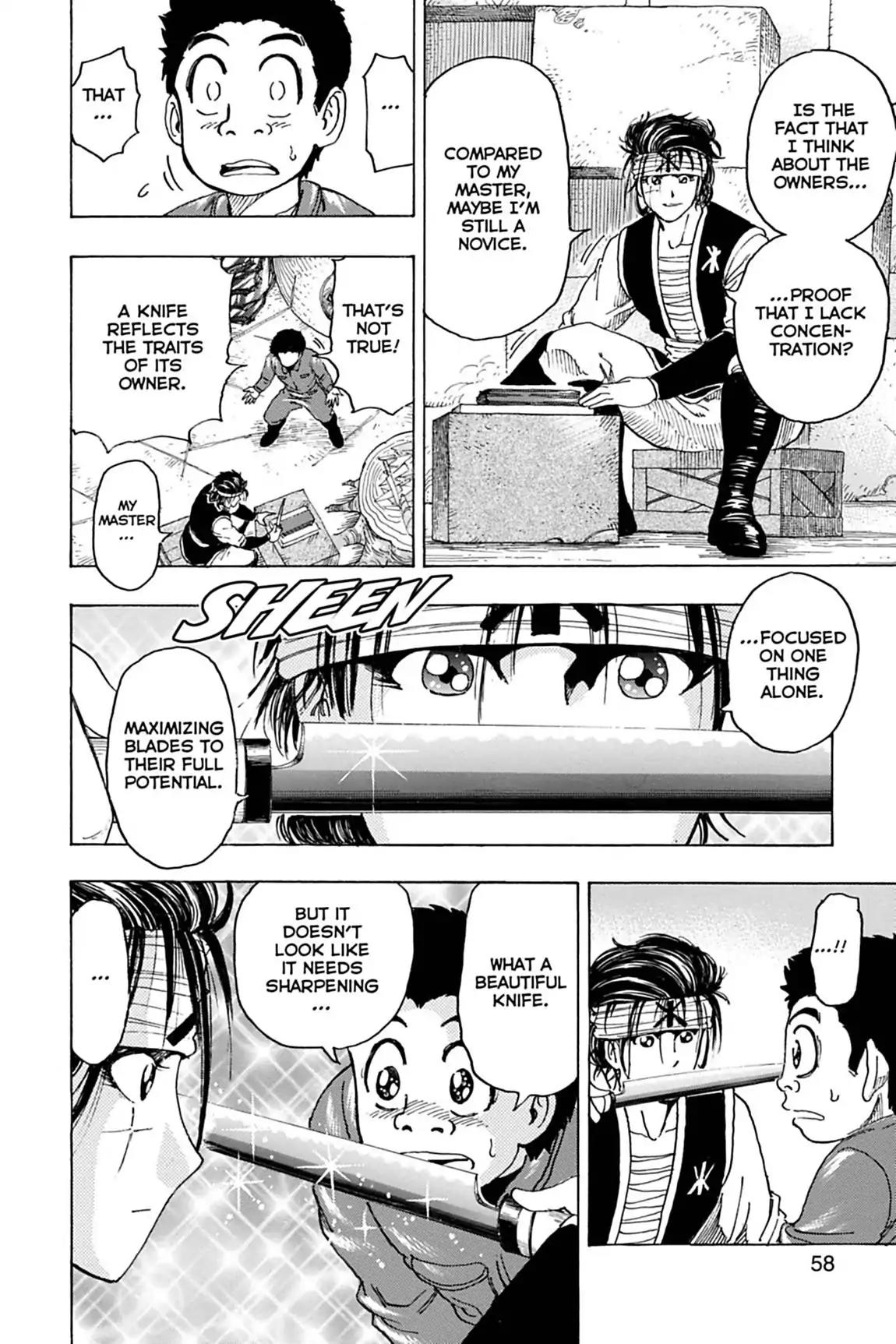Toriko Chapter 118 page 12 - Chapter 118: Vol.14 Gourmet 118: Melk's Sharpening!!