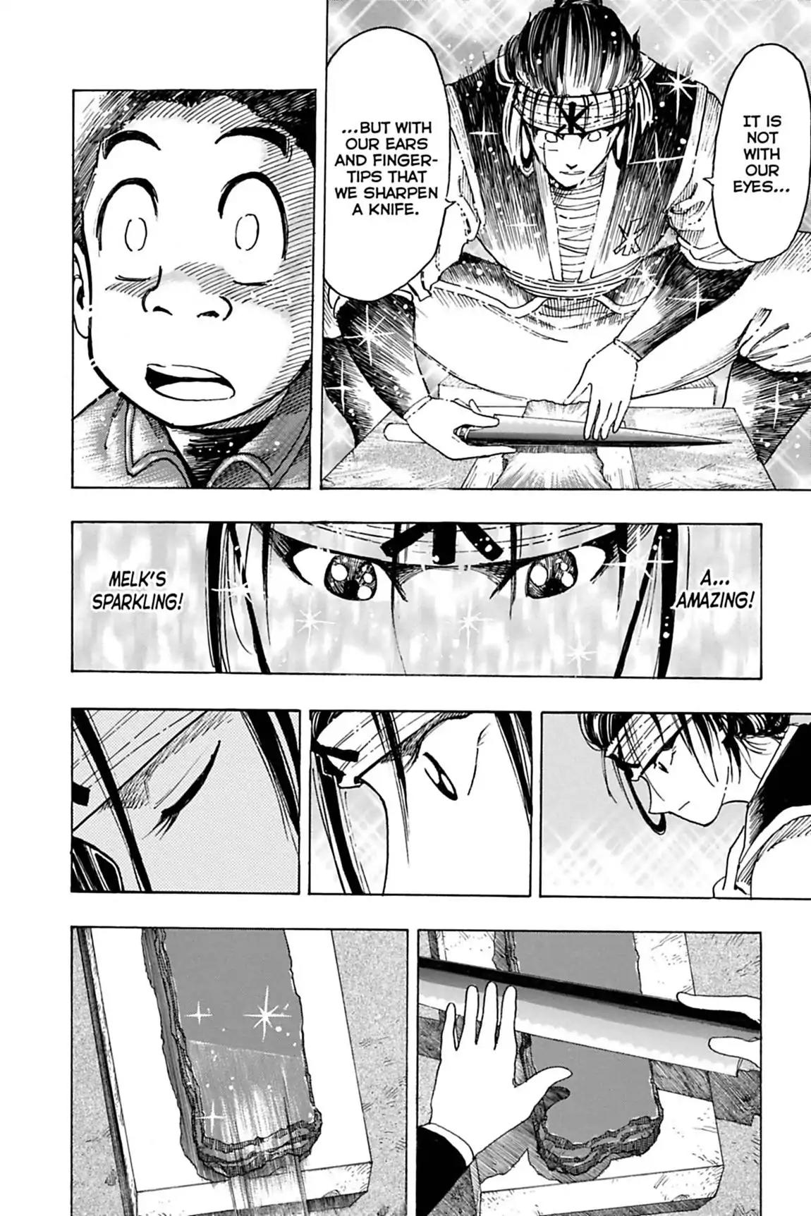 Toriko Chapter 118 page 14 - Chapter 118: Vol.14 Gourmet 118: Melk's Sharpening!!