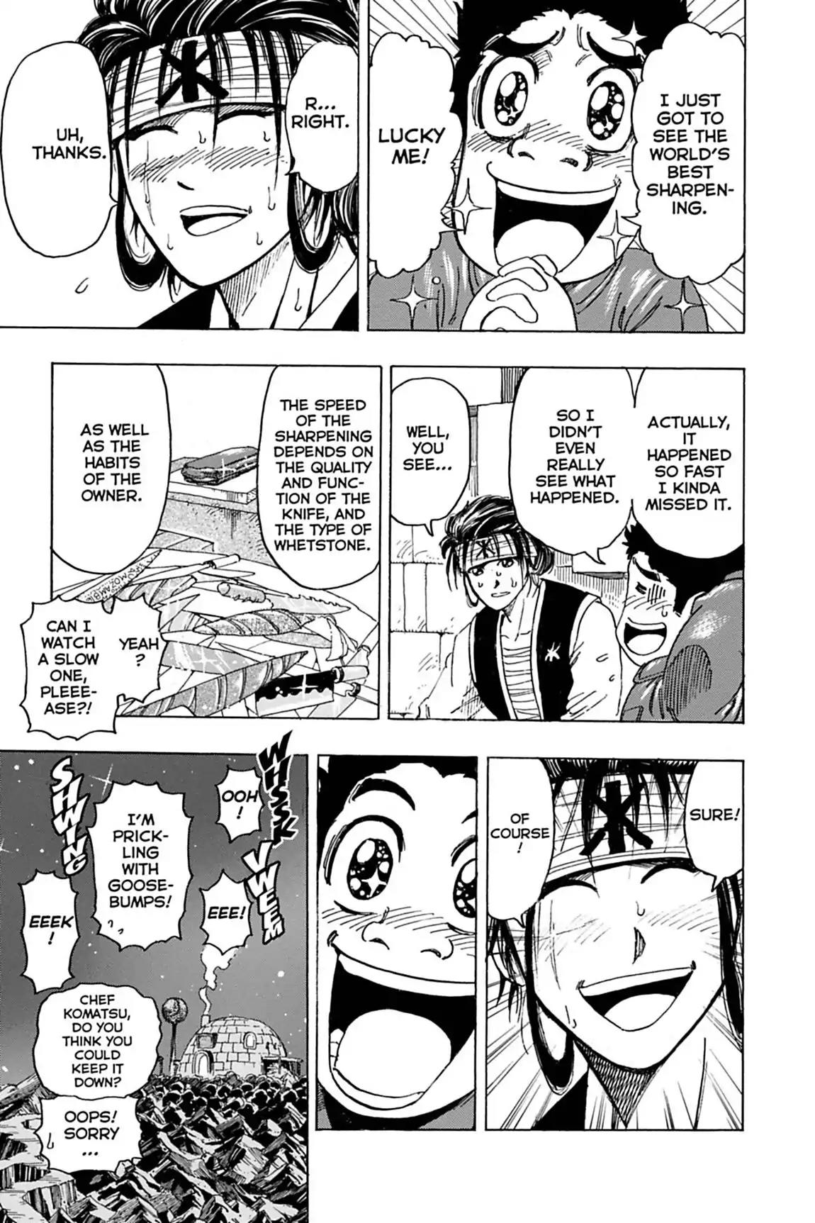 Toriko Chapter 118 page 17 - Chapter 118: Vol.14 Gourmet 118: Melk's Sharpening!!