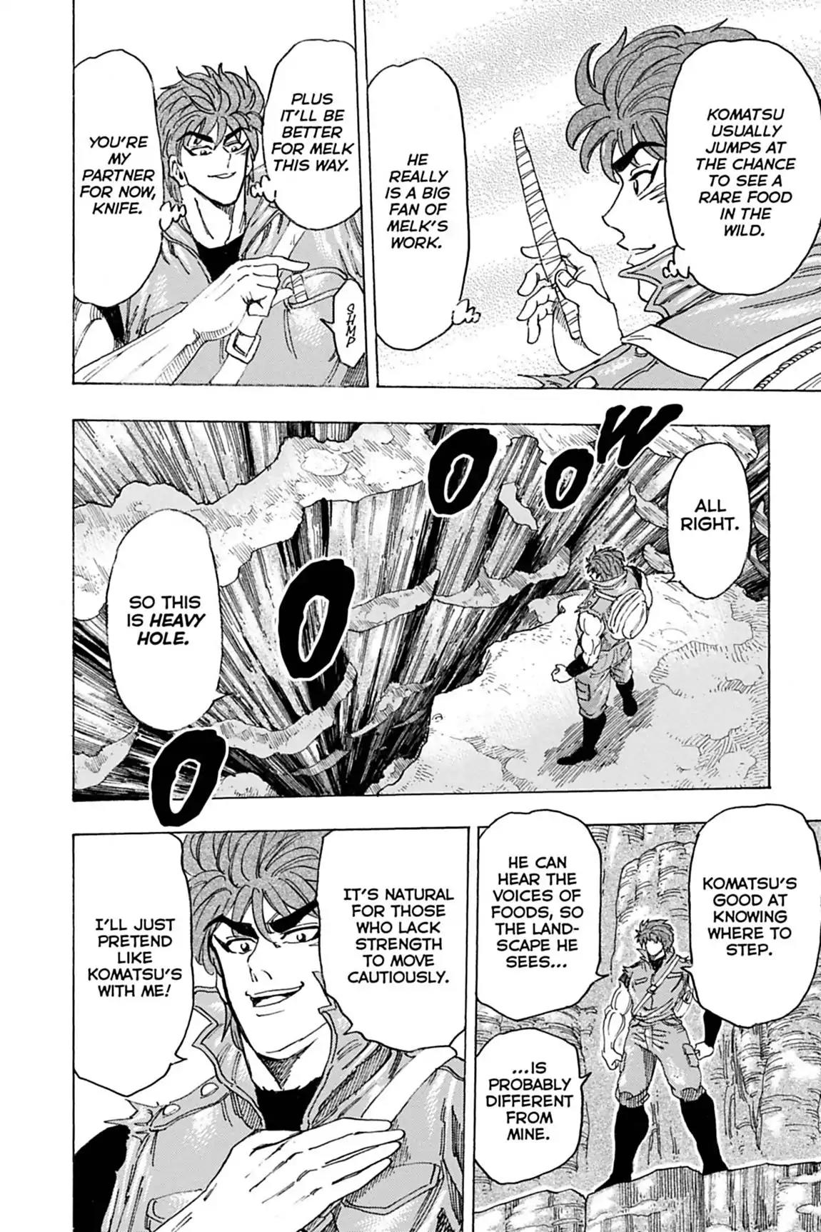 Toriko Chapter 118 page 8 - Chapter 118: Vol.14 Gourmet 118: Melk's Sharpening!!
