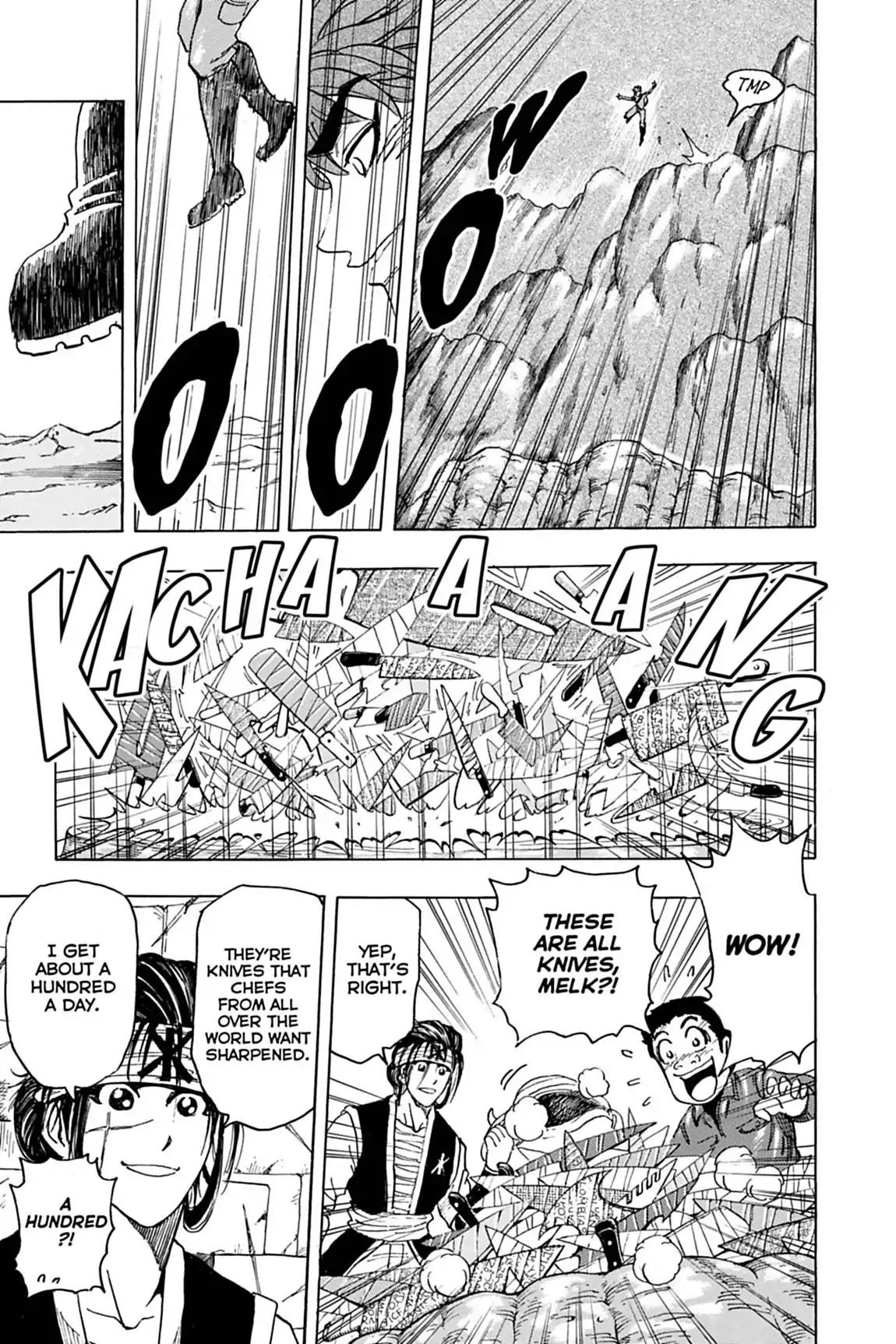 Toriko Chapter 118 page 9 - Chapter 118: Vol.14 Gourmet 118: Melk's Sharpening!!