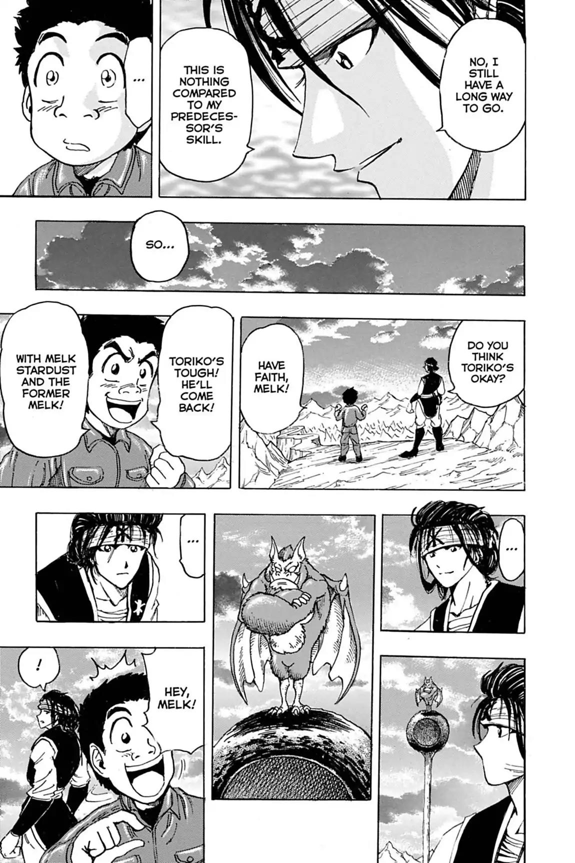 Toriko Chapter 119 page 17 - Chapter 119: Vol.14 Gourmet 119: Storming Heavy Hole!!