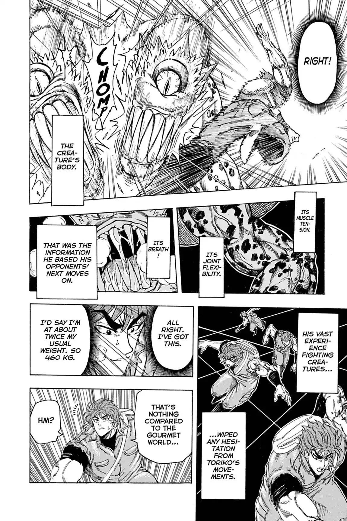 Toriko Chapter 119 page 6 - Chapter 119: Vol.14 Gourmet 119: Storming Heavy Hole!!