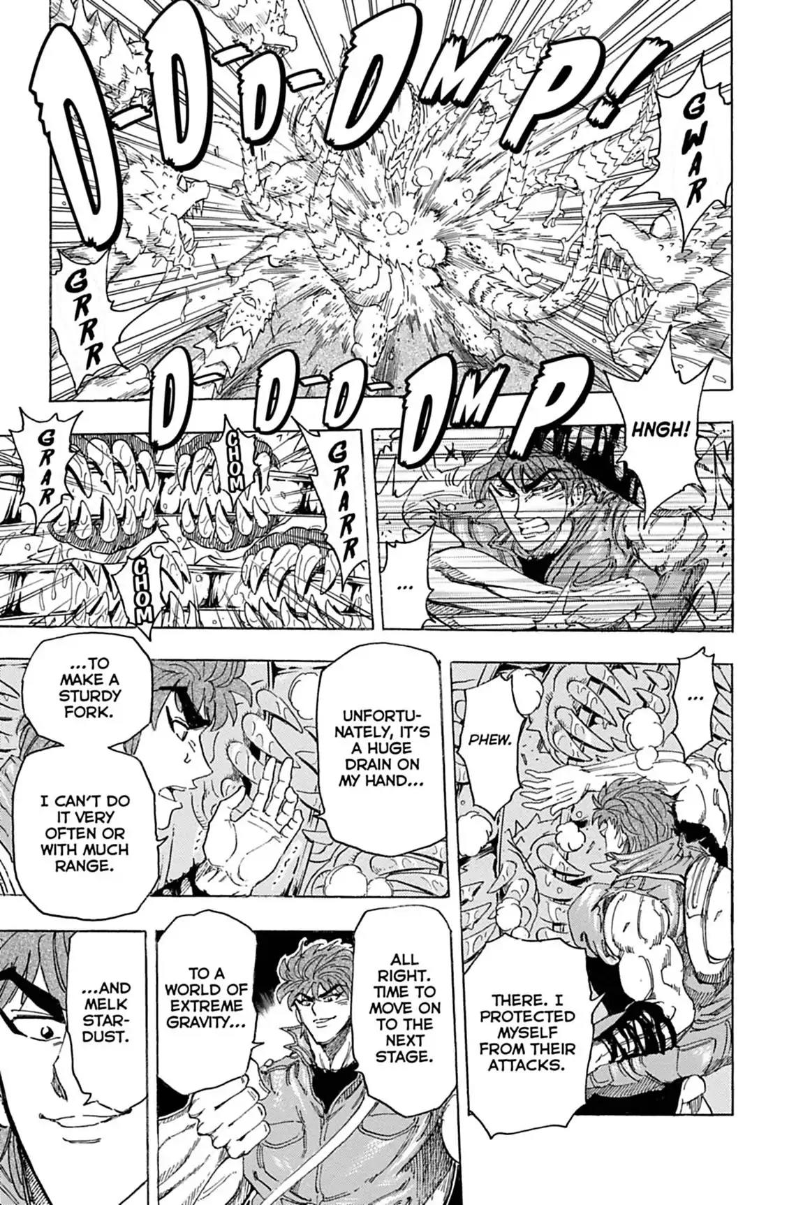 Toriko Chapter 119 page 9 - Chapter 119: Vol.14 Gourmet 119: Storming Heavy Hole!!