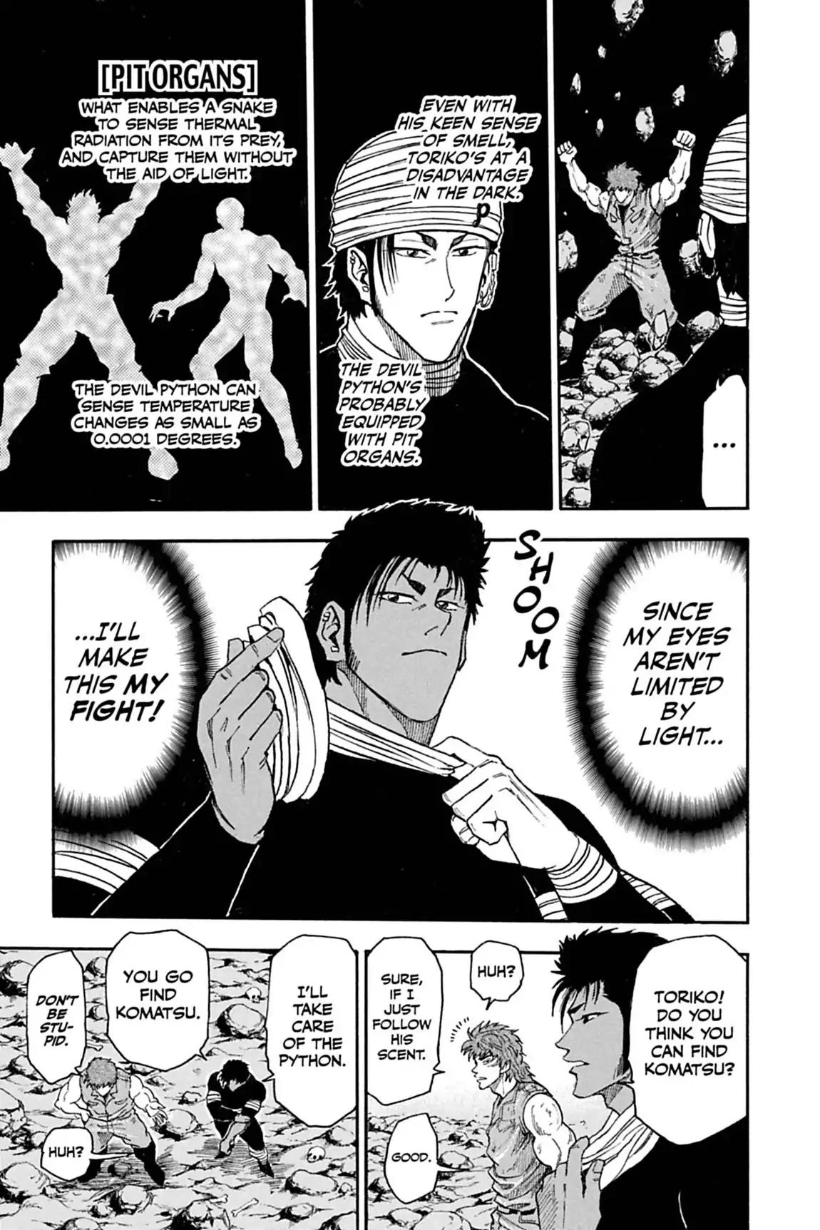 Toriko Chapter 12 page 12 - Chapter 12: Vol.2 Gourmet 12: Showdown with the Devil Python!!