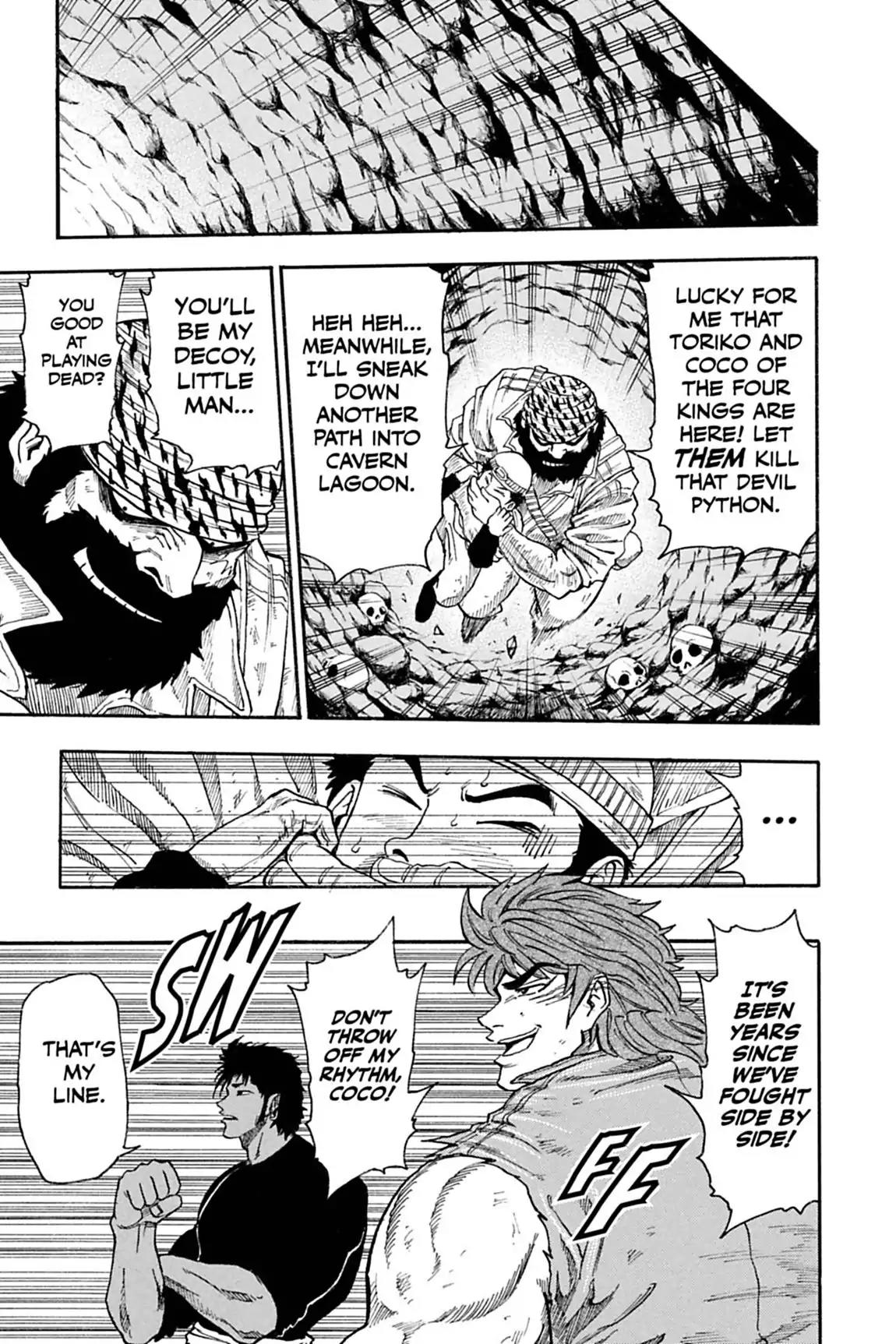 Toriko Chapter 12 page 14 - Chapter 12: Vol.2 Gourmet 12: Showdown with the Devil Python!!