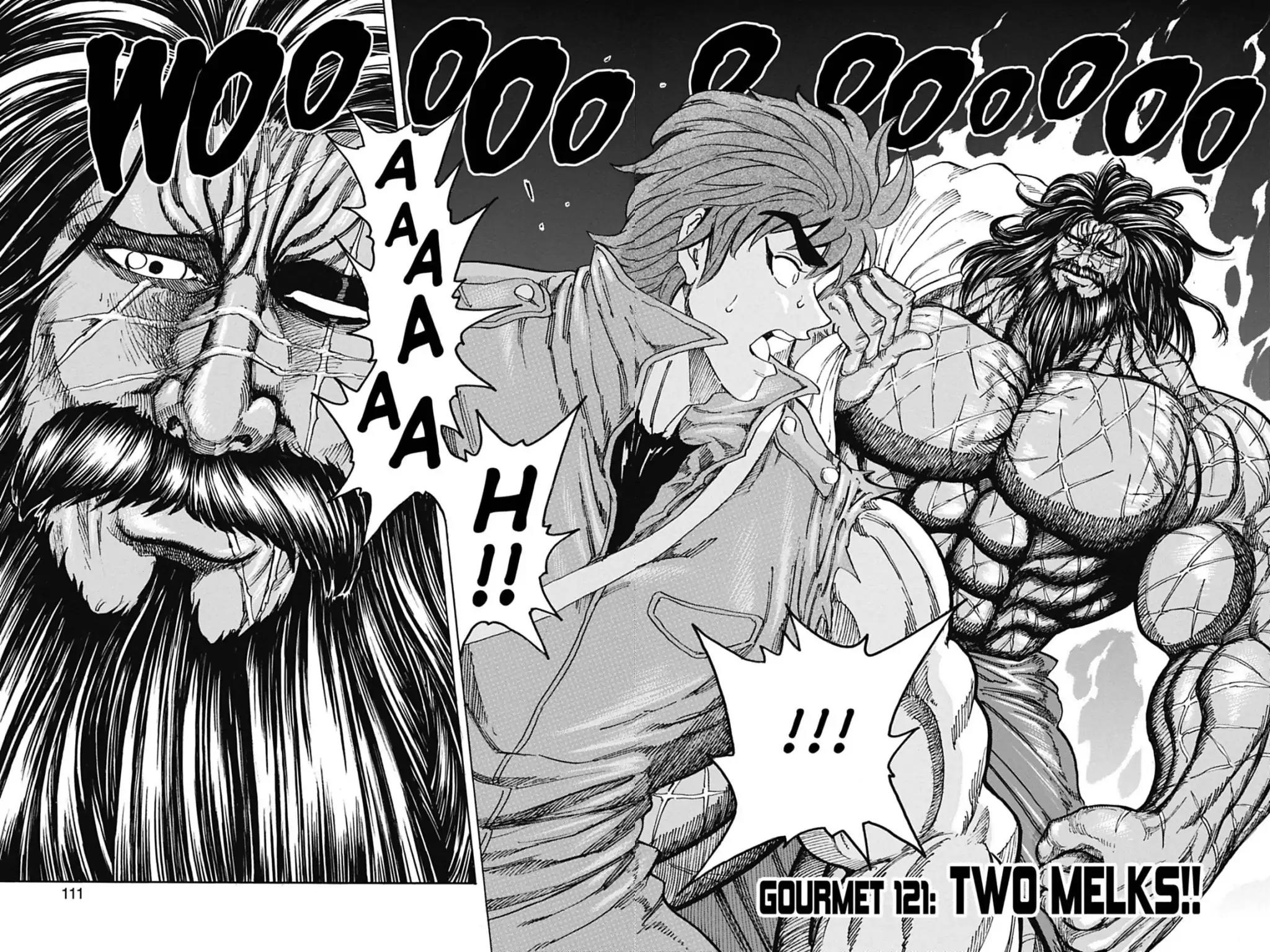 Toriko Chapter 121 page 4 - Chapter 121: Vol.14 Gourmet 121: Two Melks!!