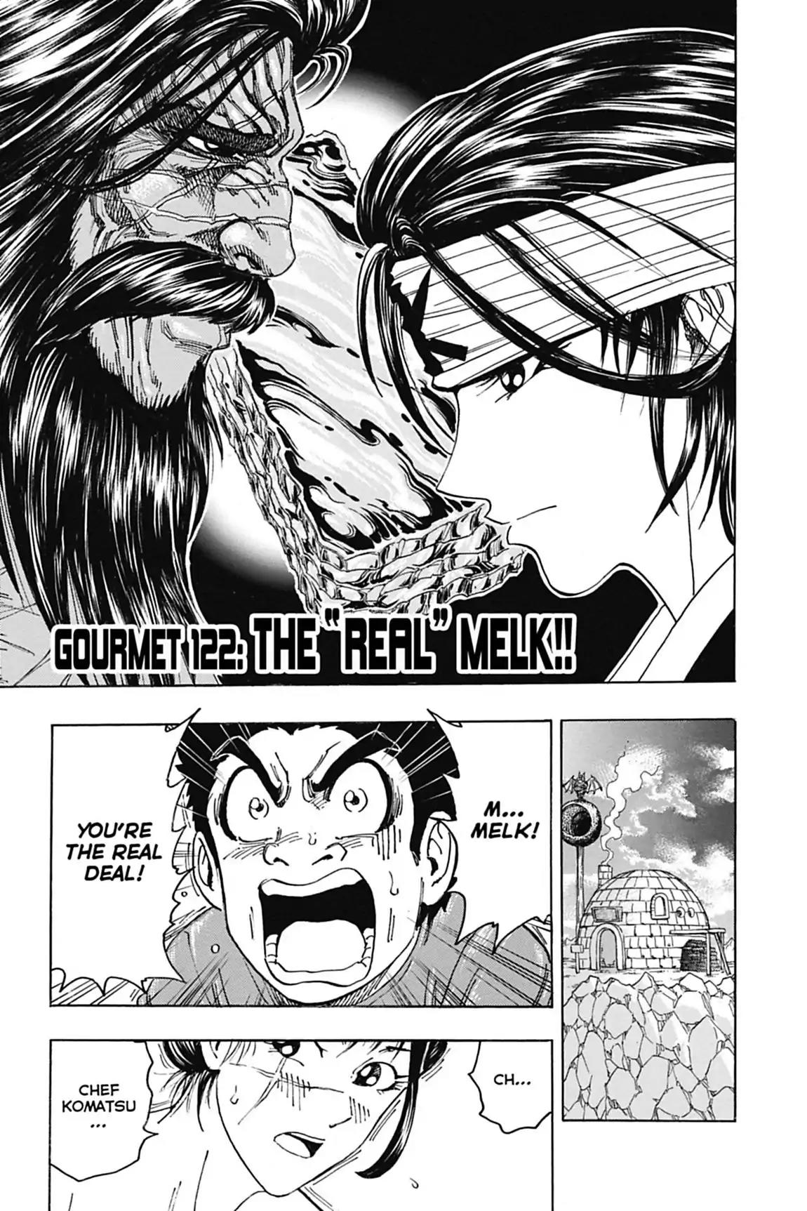 Toriko Chapter 122 page 3 - Chapter 122: Vol.14 Gourmet 122: The "Real" Melk!!