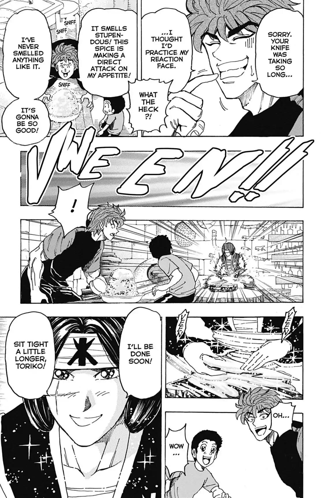 Toriko Chapter 124 page 10 - Chapter 124: Vol.14 Gourmet 124: Knife Complete!!