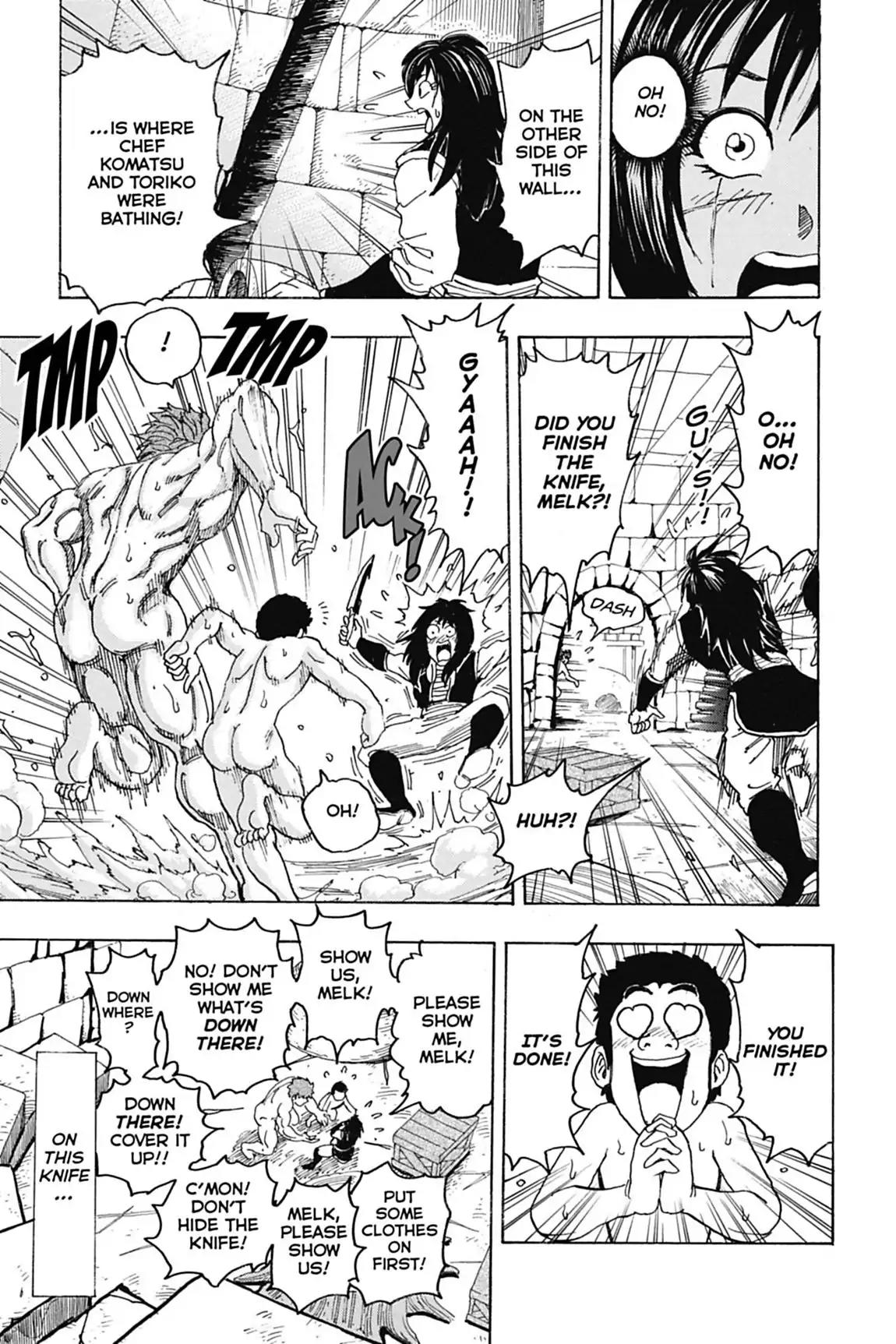 Toriko Chapter 124 page 16 - Chapter 124: Vol.14 Gourmet 124: Knife Complete!!