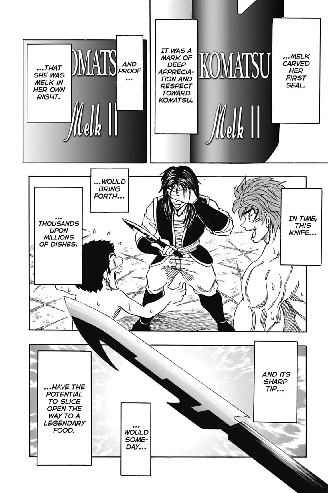 Toriko Chapter 124 page 17 - Chapter 124: Vol.14 Gourmet 124: Knife Complete!!