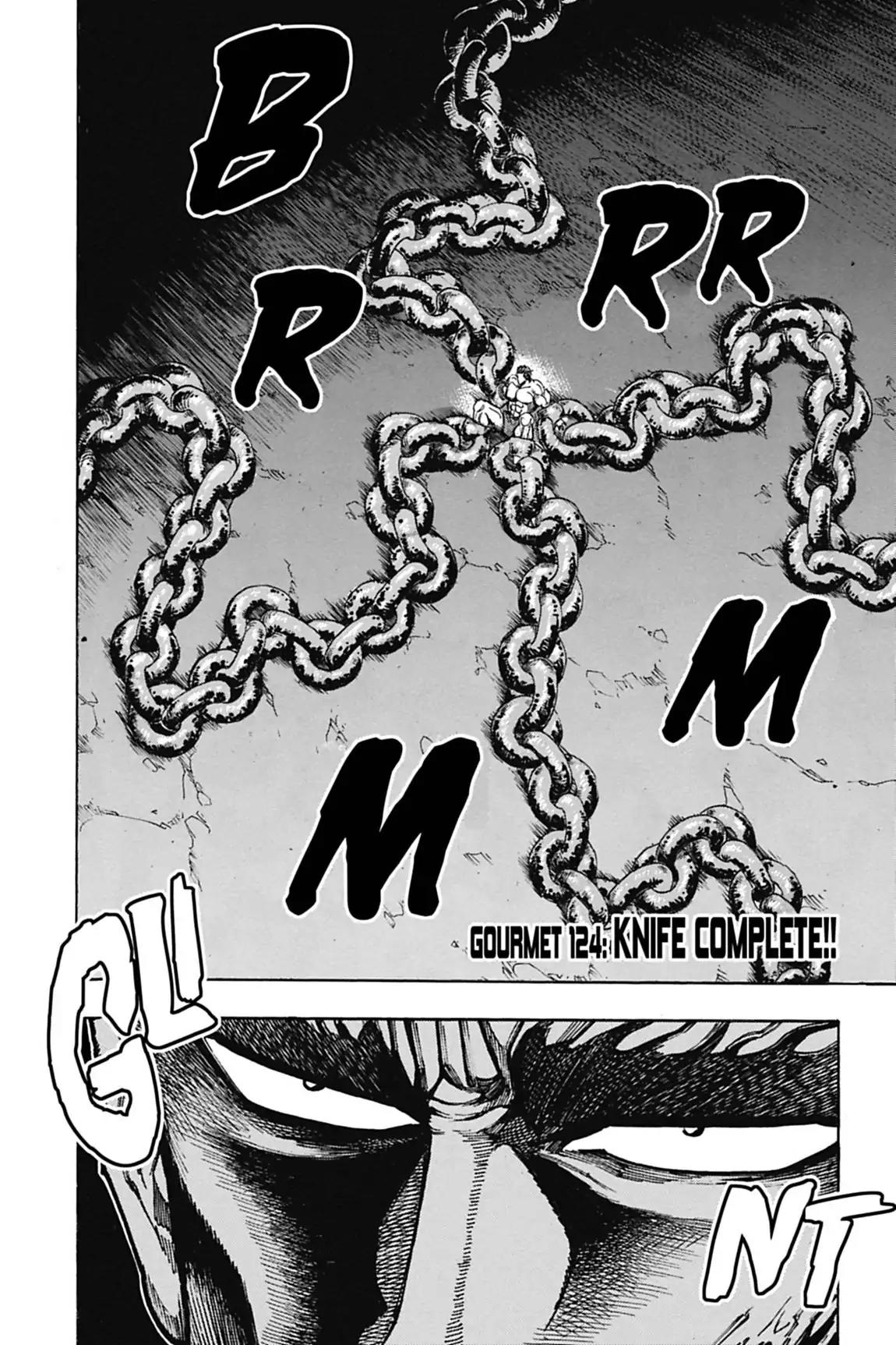 Toriko Chapter 124 page 7 - Chapter 124: Vol.14 Gourmet 124: Knife Complete!!