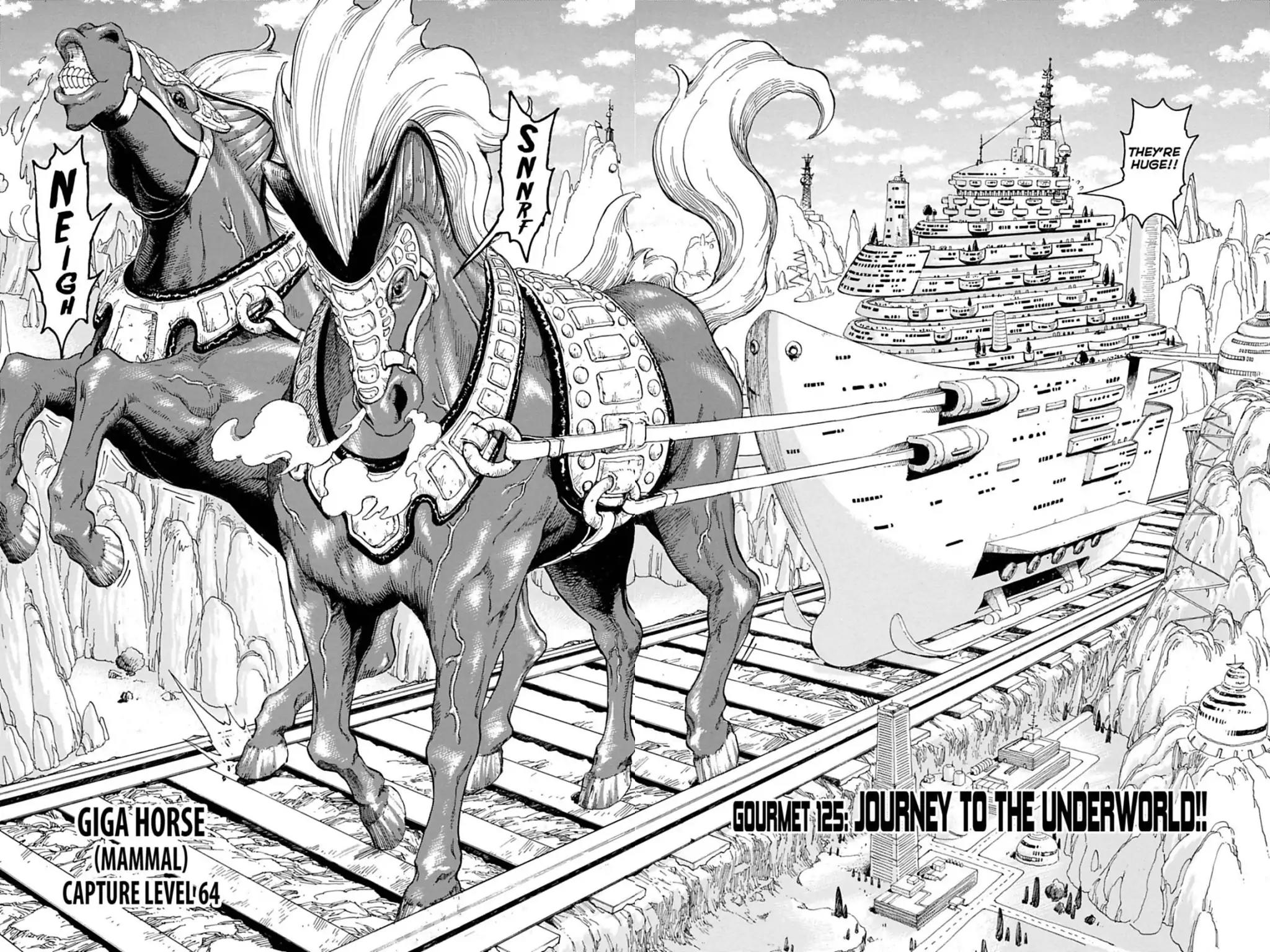 Toriko Chapter 125 page 12 - Chapter 125: Vol.15 Gourmet 125: Journey to the Underworld!!