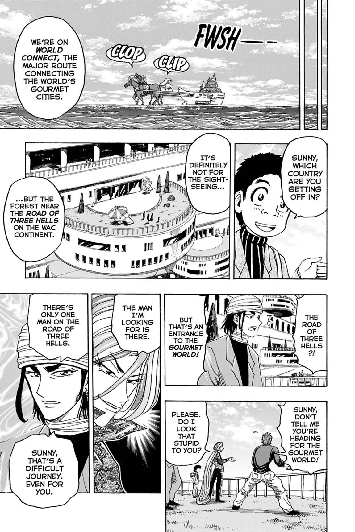 Toriko Chapter 125 page 14 - Chapter 125: Vol.15 Gourmet 125: Journey to the Underworld!!