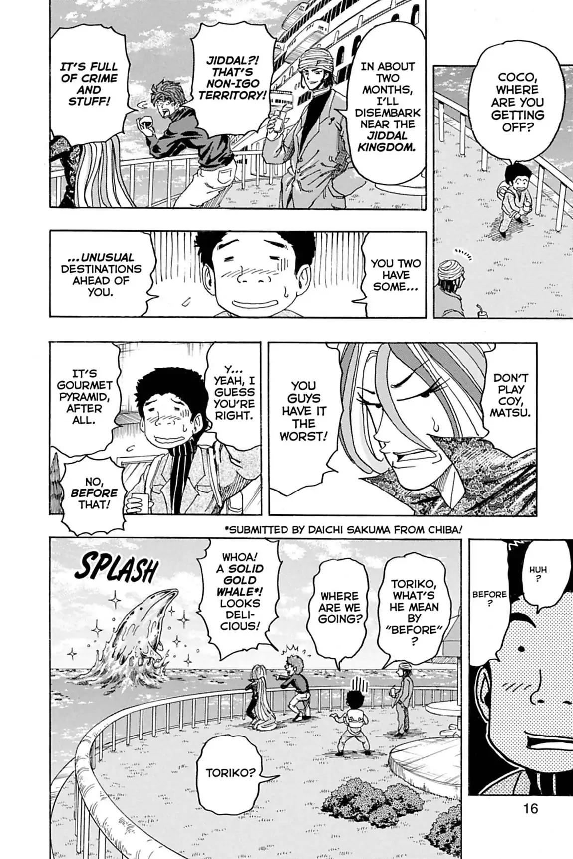 Toriko Chapter 125 page 15 - Chapter 125: Vol.15 Gourmet 125: Journey to the Underworld!!