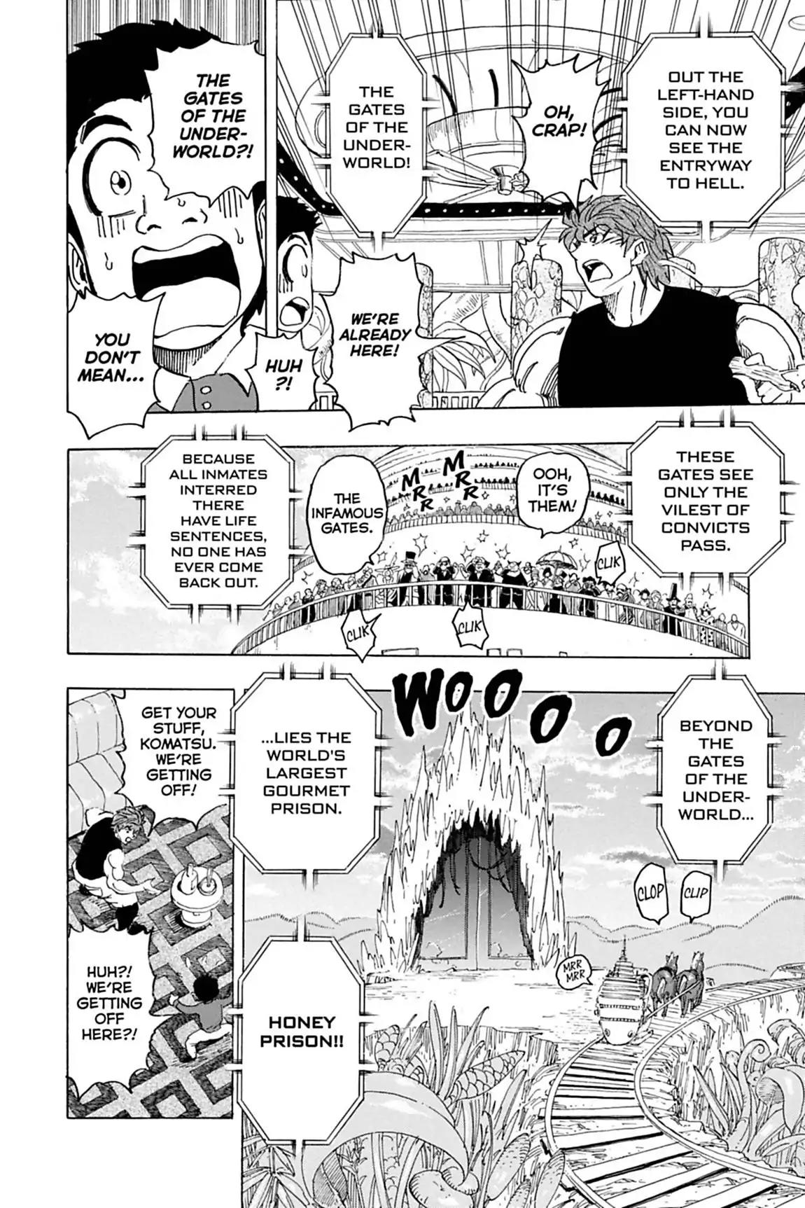 Toriko Chapter 125 page 19 - Chapter 125: Vol.15 Gourmet 125: Journey to the Underworld!!