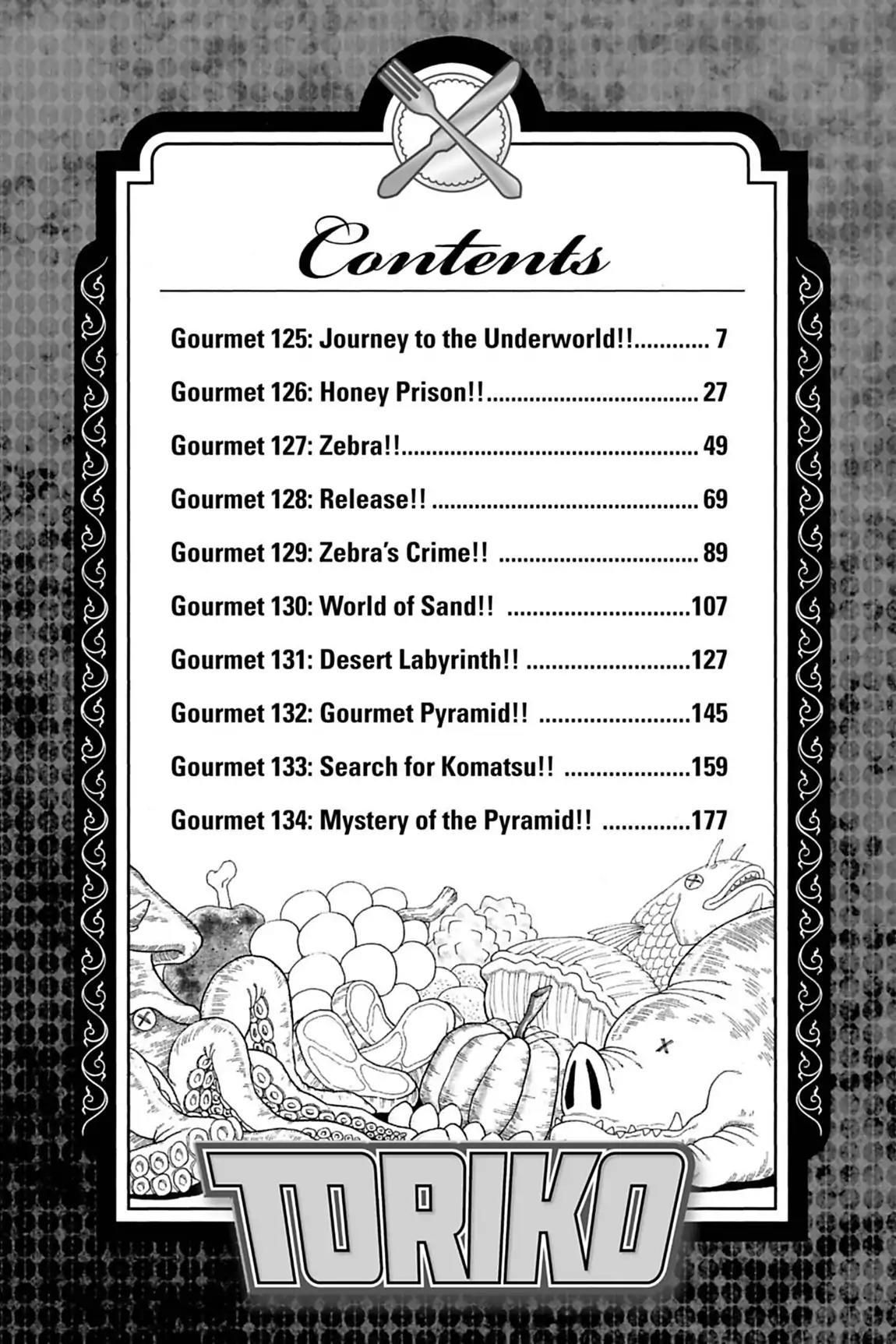 Toriko Chapter 125 page 6 - Chapter 125: Vol.15 Gourmet 125: Journey to the Underworld!!