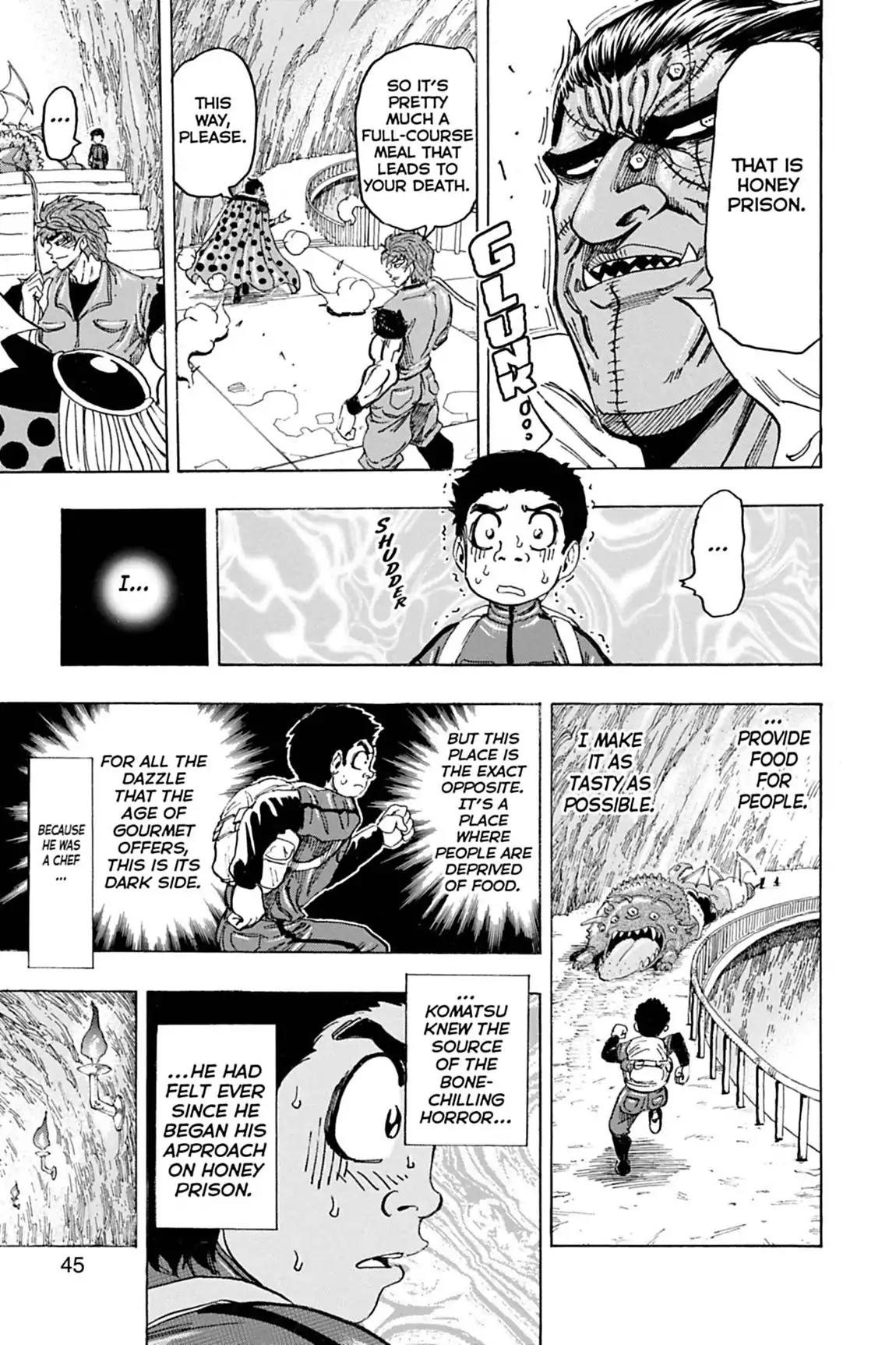 Toriko Chapter 126 page 17 - Chapter 126: Vol.15 Gourmet 126: Honey Prison!!