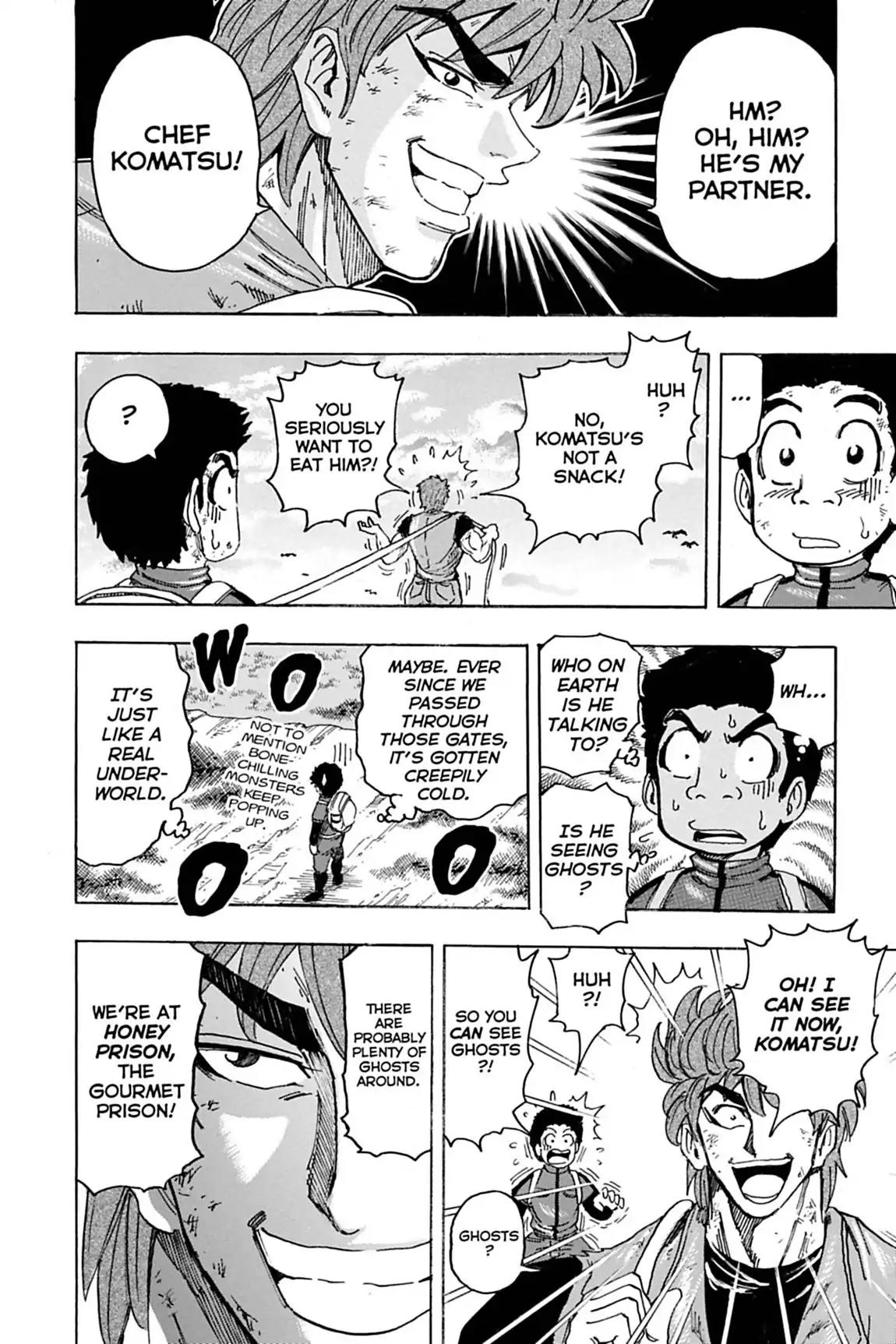 Toriko Chapter 126 page 4 - Chapter 126: Vol.15 Gourmet 126: Honey Prison!!
