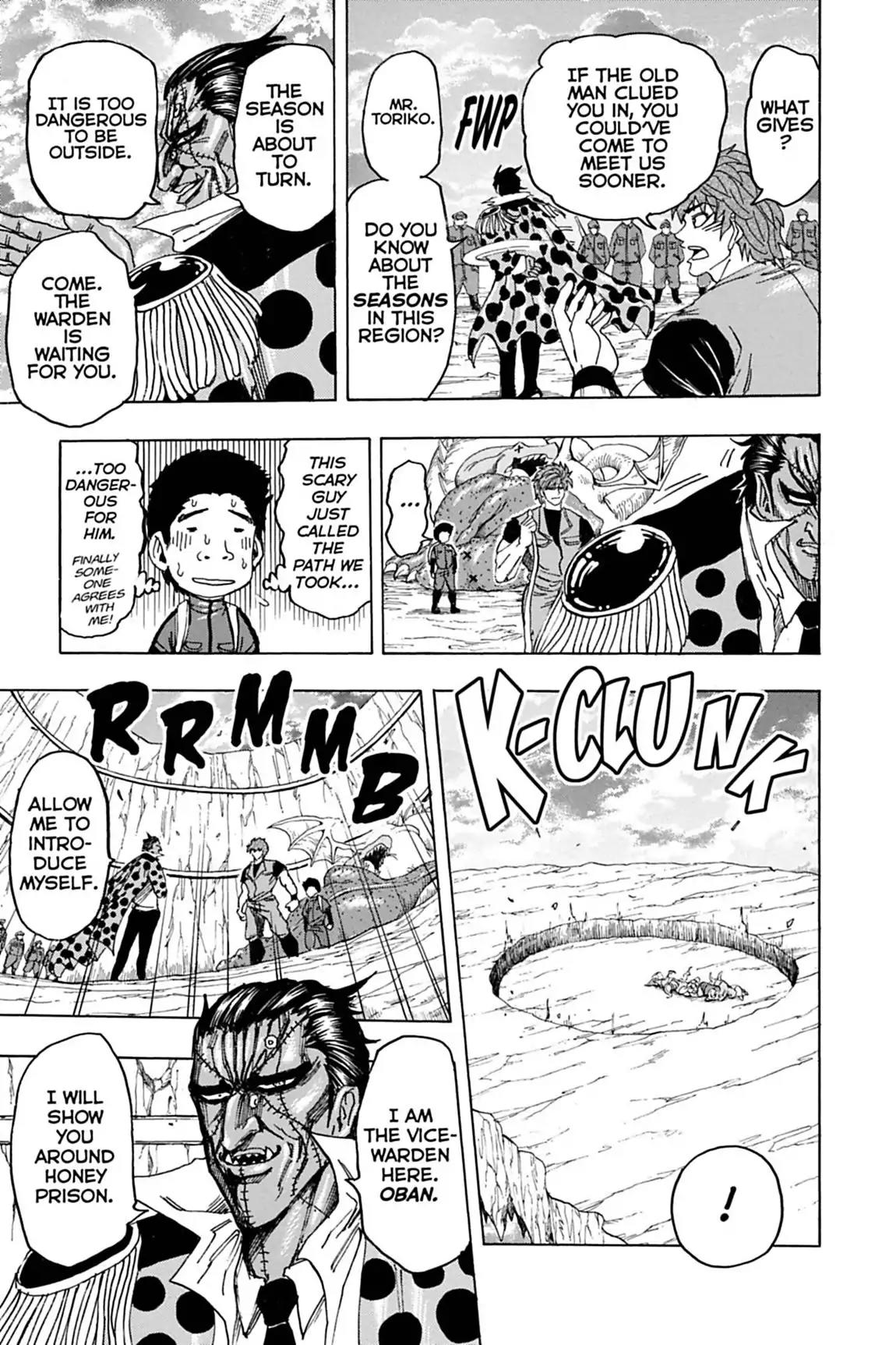 Toriko Chapter 126 page 7 - Chapter 126: Vol.15 Gourmet 126: Honey Prison!!