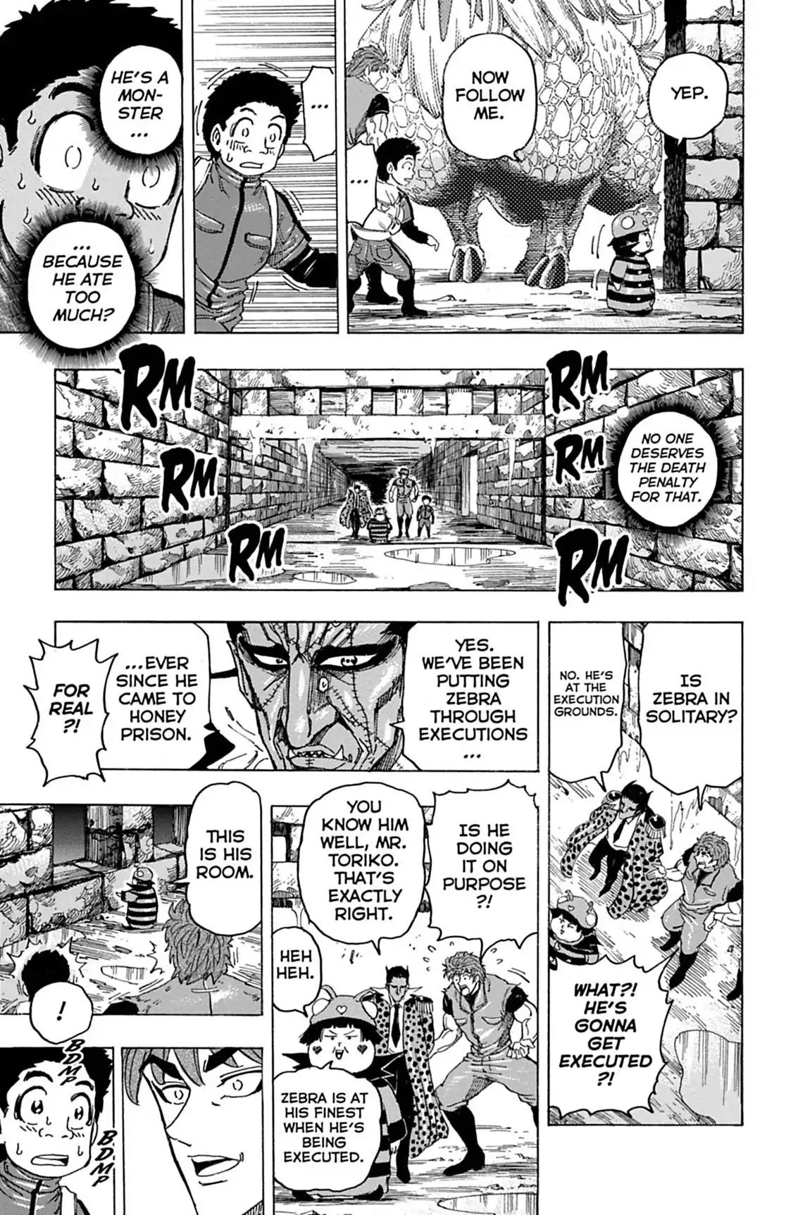 Toriko Chapter 127 page 11 - Chapter 127: Vol.15 Gourmet 127: Zebra!!