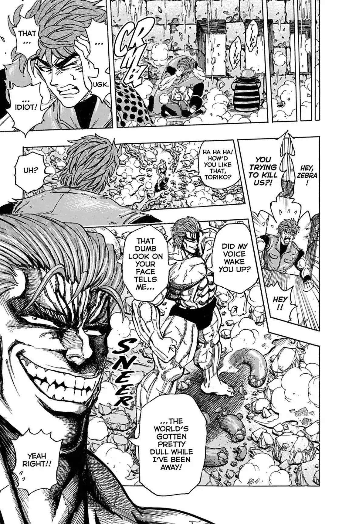 Toriko Chapter 127 page 19 - Chapter 127: Vol.15 Gourmet 127: Zebra!!