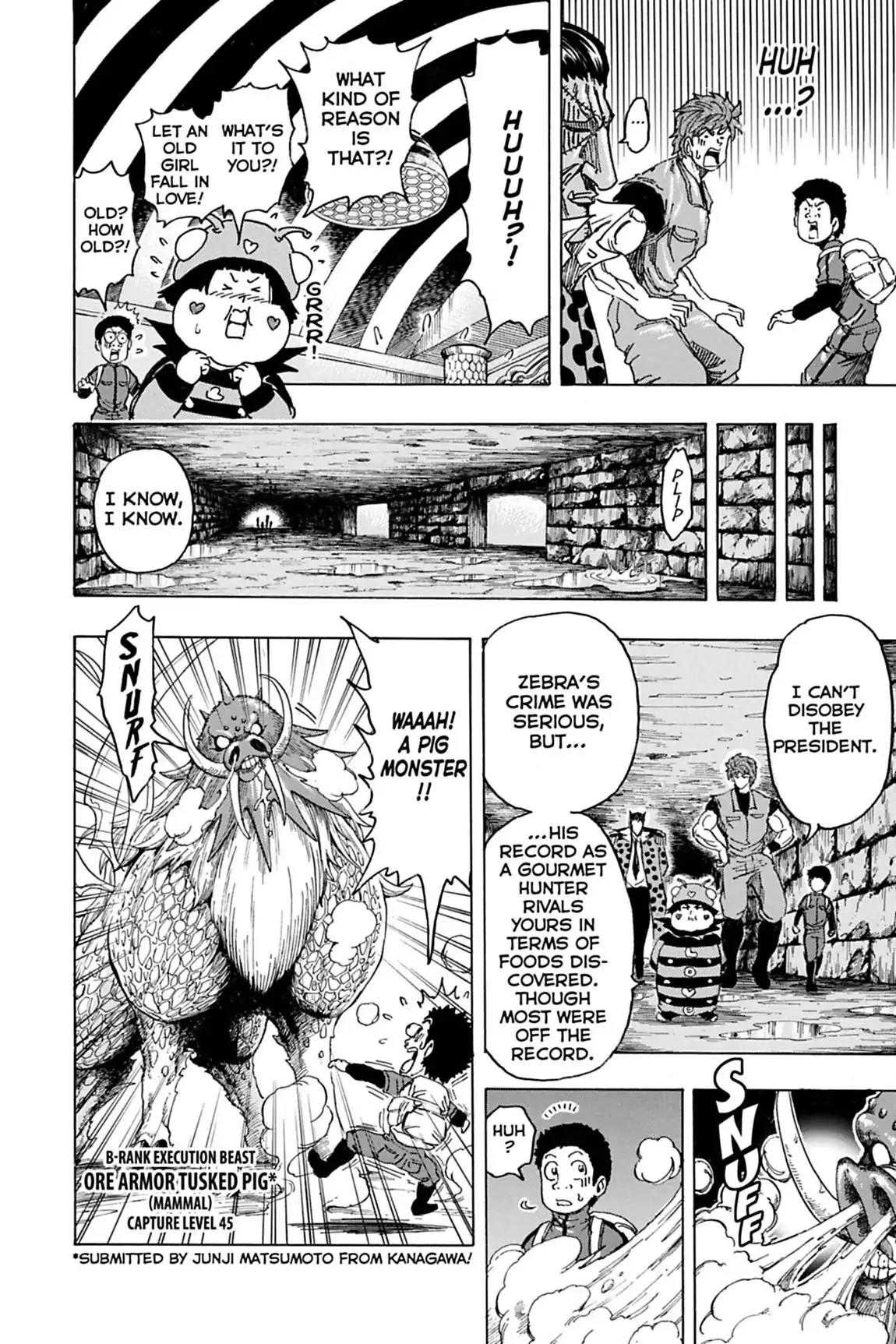 Toriko Chapter 127 page 8 - Chapter 127: Vol.15 Gourmet 127: Zebra!!