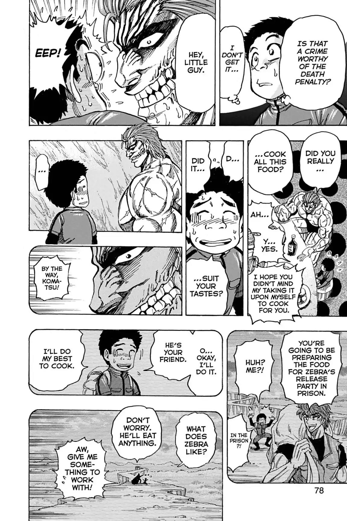 Toriko Chapter 128 page 10 - Chapter 128: Vol.15 Gourmet 128: Release!!