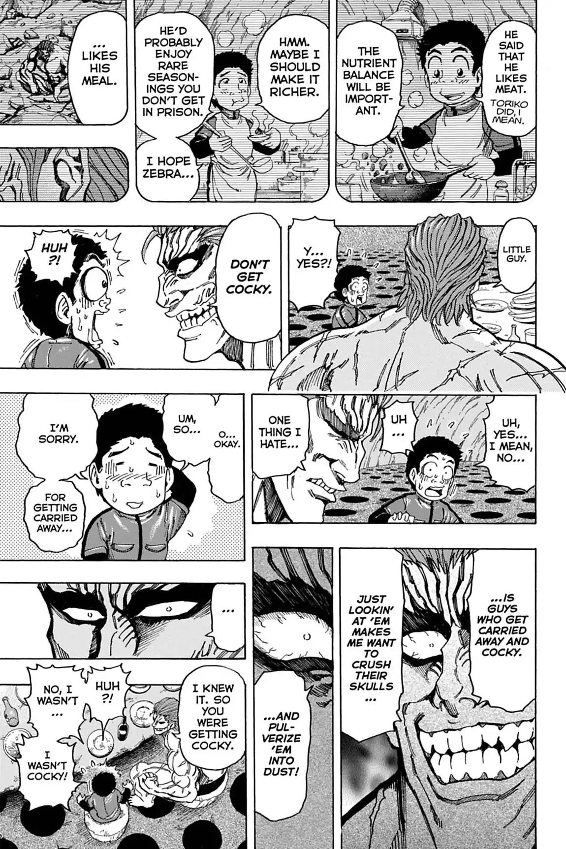 Toriko Chapter 128 page 11 - Chapter 128: Vol.15 Gourmet 128: Release!!