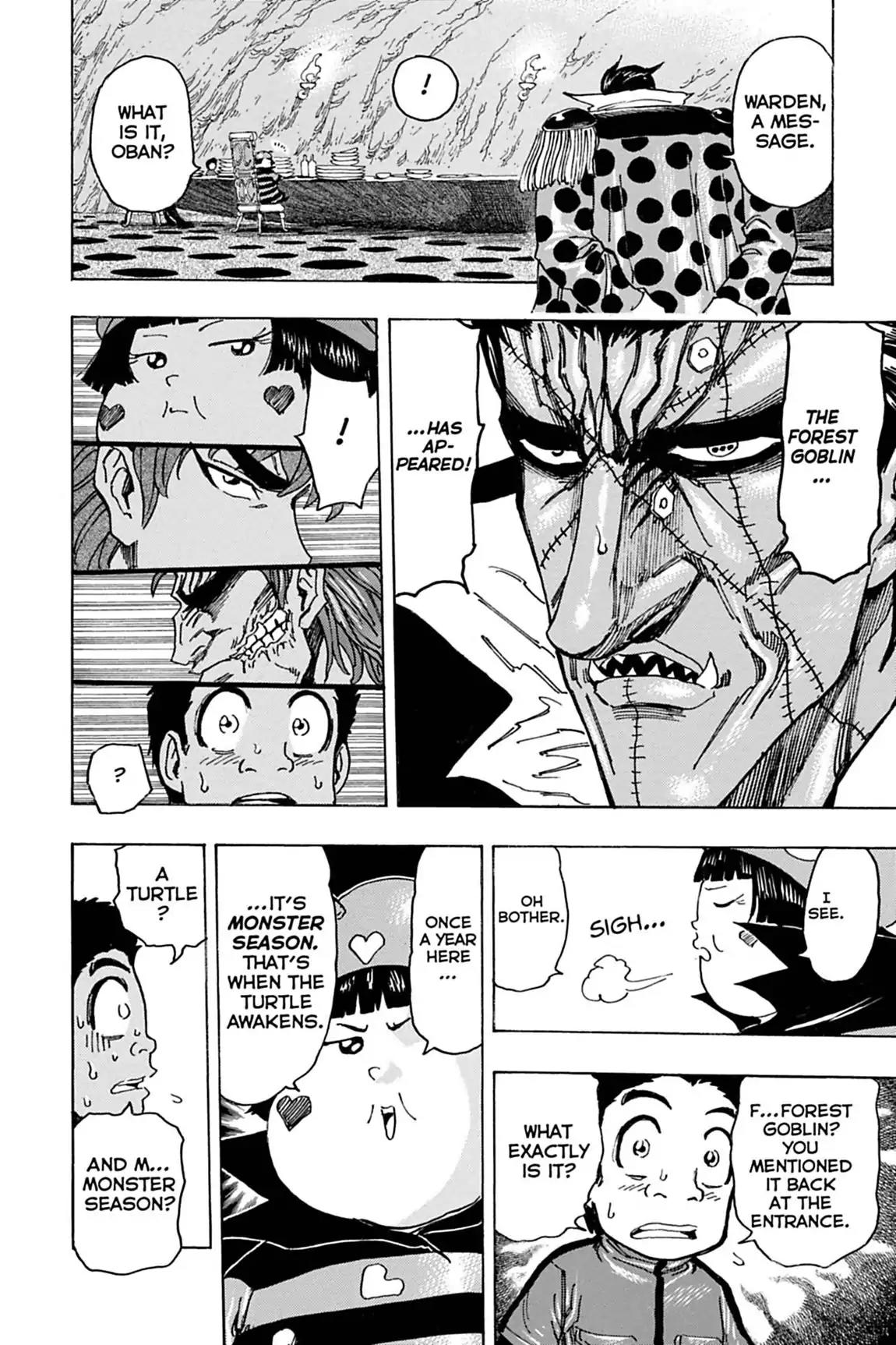 Toriko Chapter 128 page 12 - Chapter 128: Vol.15 Gourmet 128: Release!!