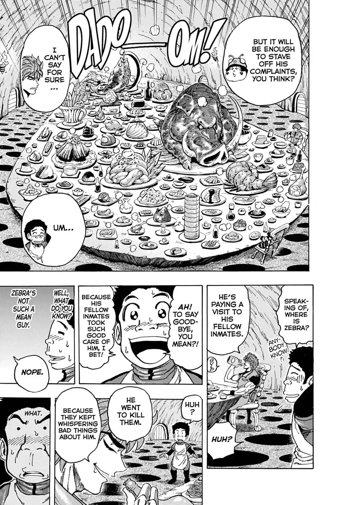 Toriko Chapter 128 page 5 - Chapter 128: Vol.15 Gourmet 128: Release!!