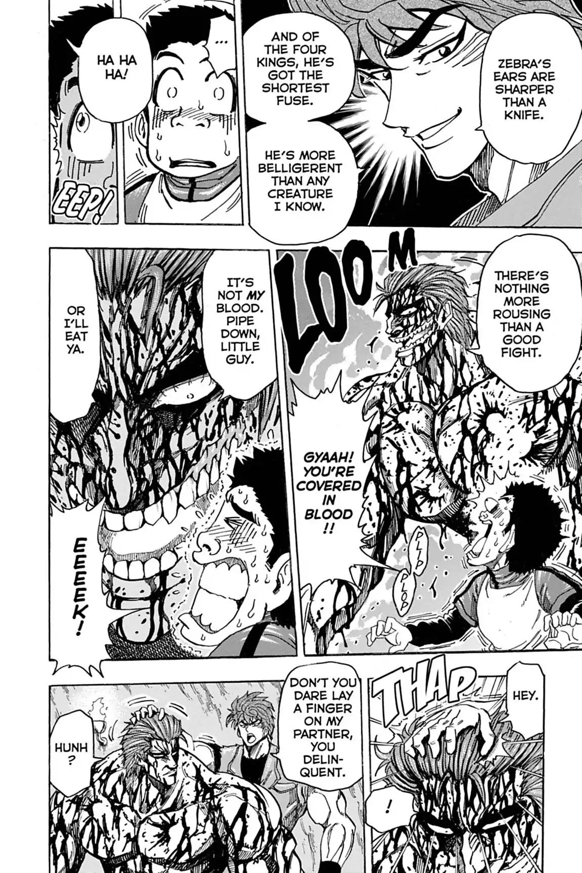 Toriko Chapter 128 page 6 - Chapter 128: Vol.15 Gourmet 128: Release!!