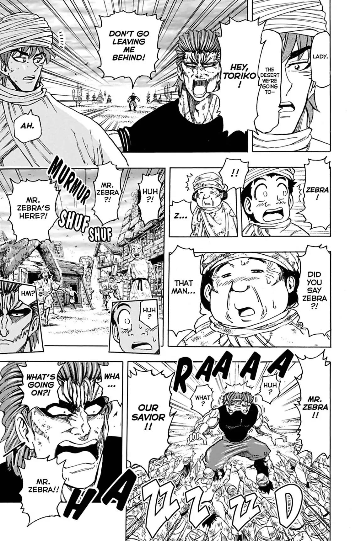 Toriko Chapter 129 page 12 - Chapter 129: Vol.15 Gourmet 129: Zebra's Crime!!